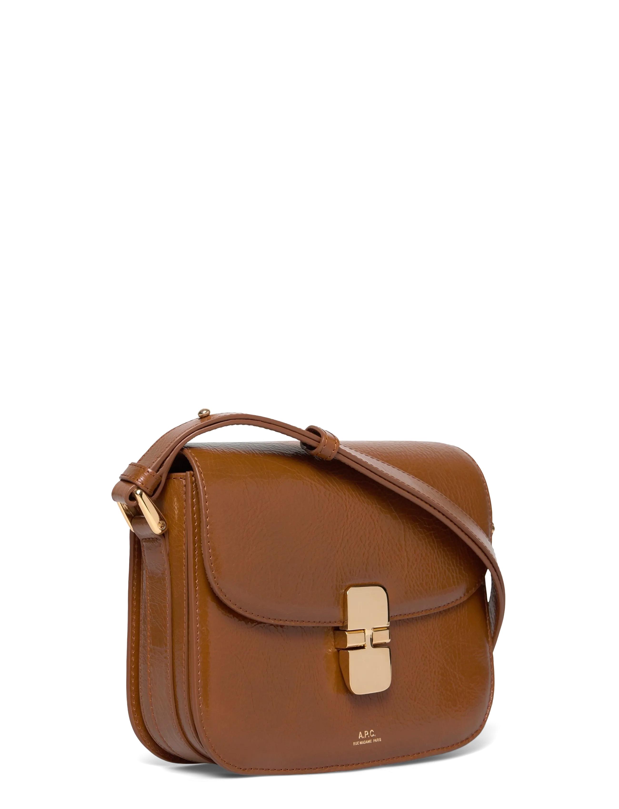 A.P.C. - bag grace small - accessoires - cafe - 2