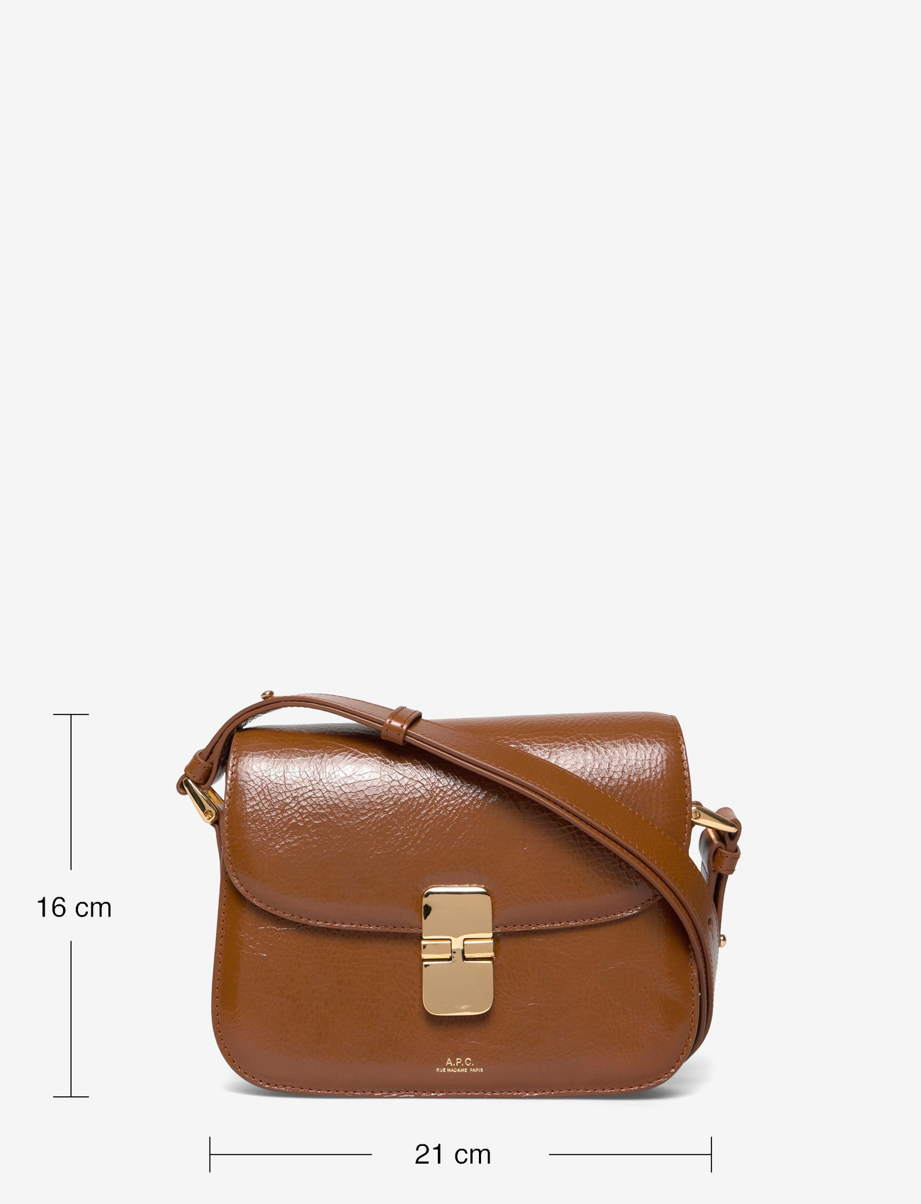A.P.C. - bag grace small - shoulder bags - cafe - 3