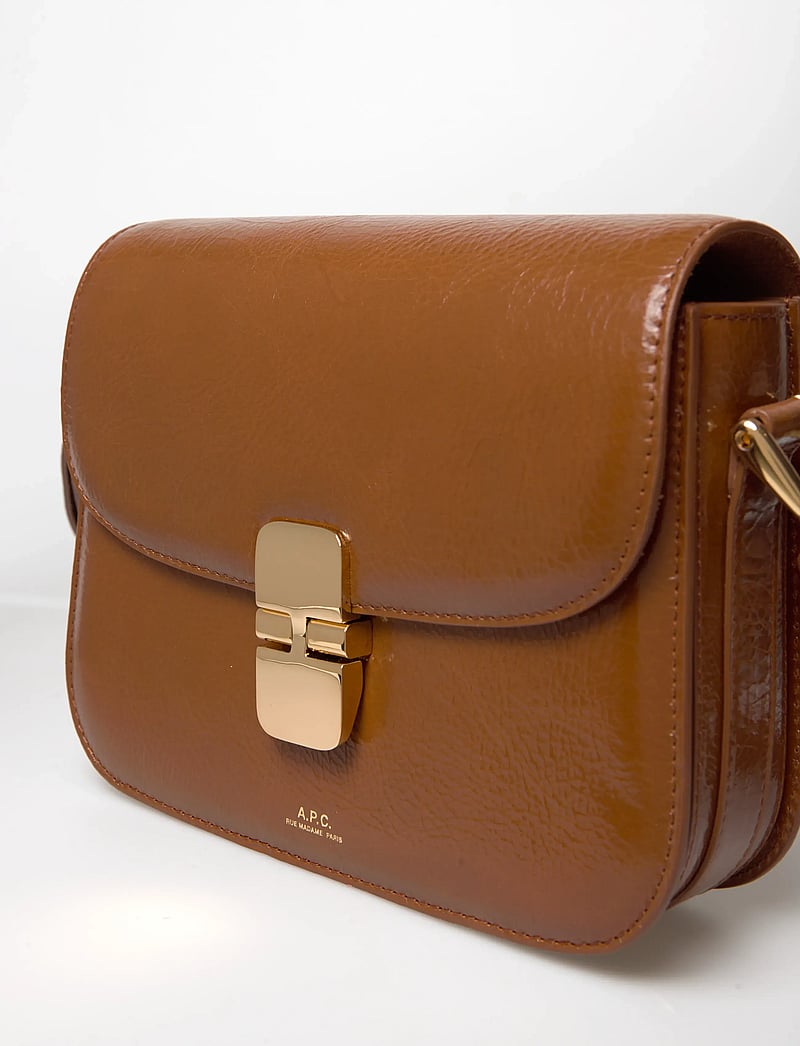 A.P.C. - bag grace small - henkeltaschen - cafe - 4