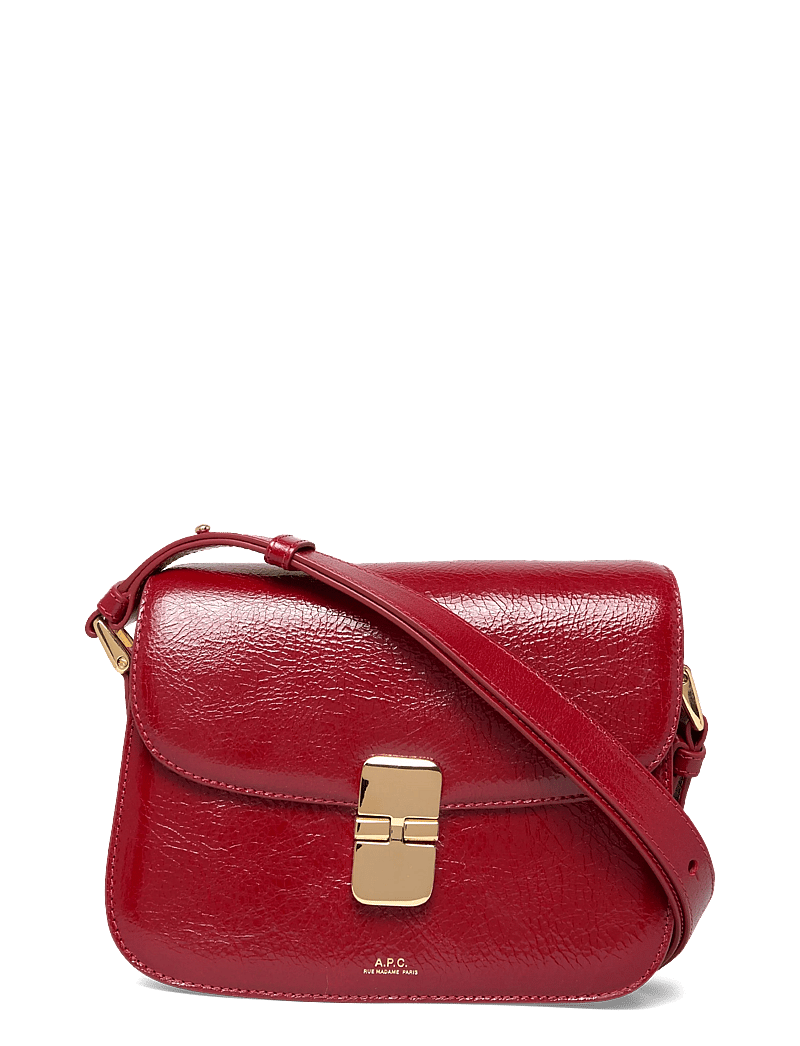 A.P.C. - bag grace small - henkeltaschen - rouge - 0