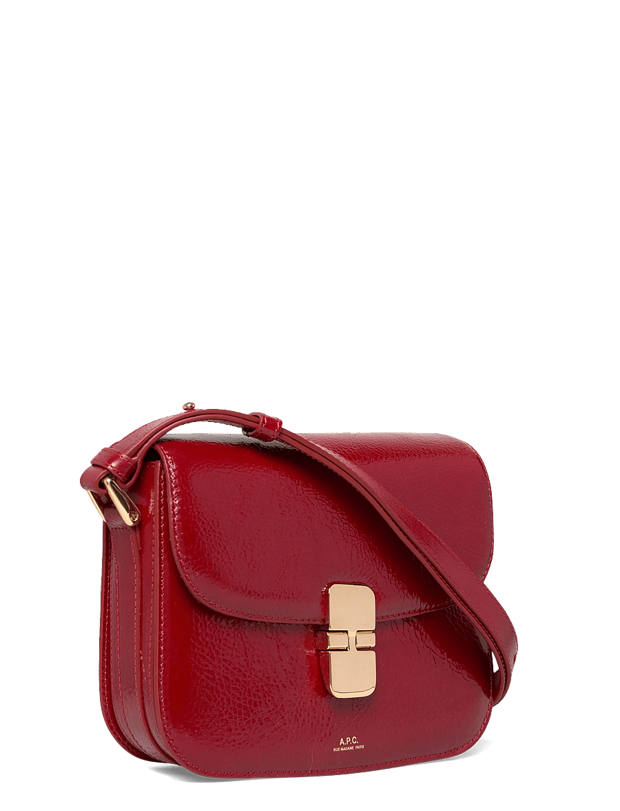 A.P.C. - bag grace small - henkeltaschen - rouge - 2