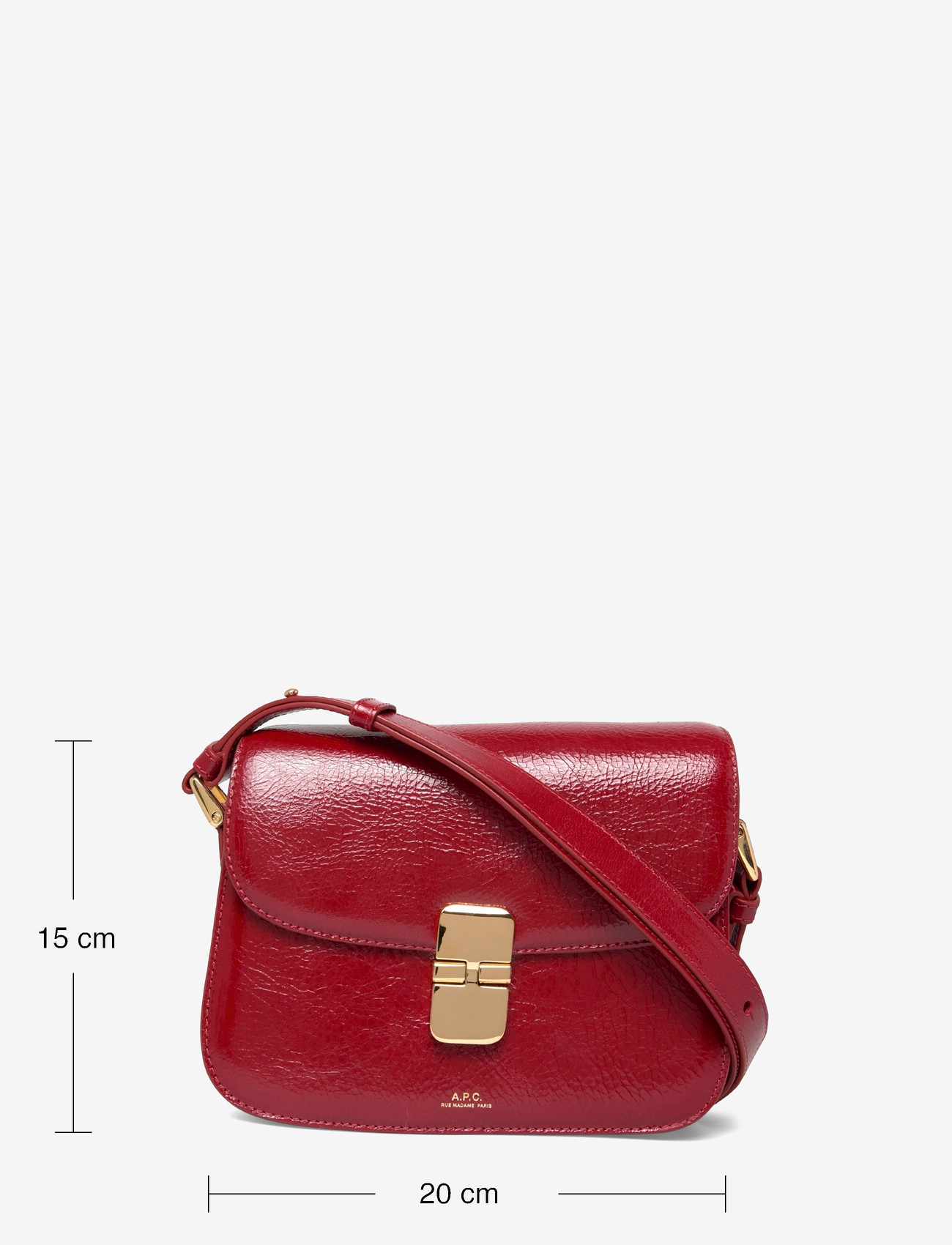 A.P.C. - bag grace small - speciella tillfällen - rouge - 3