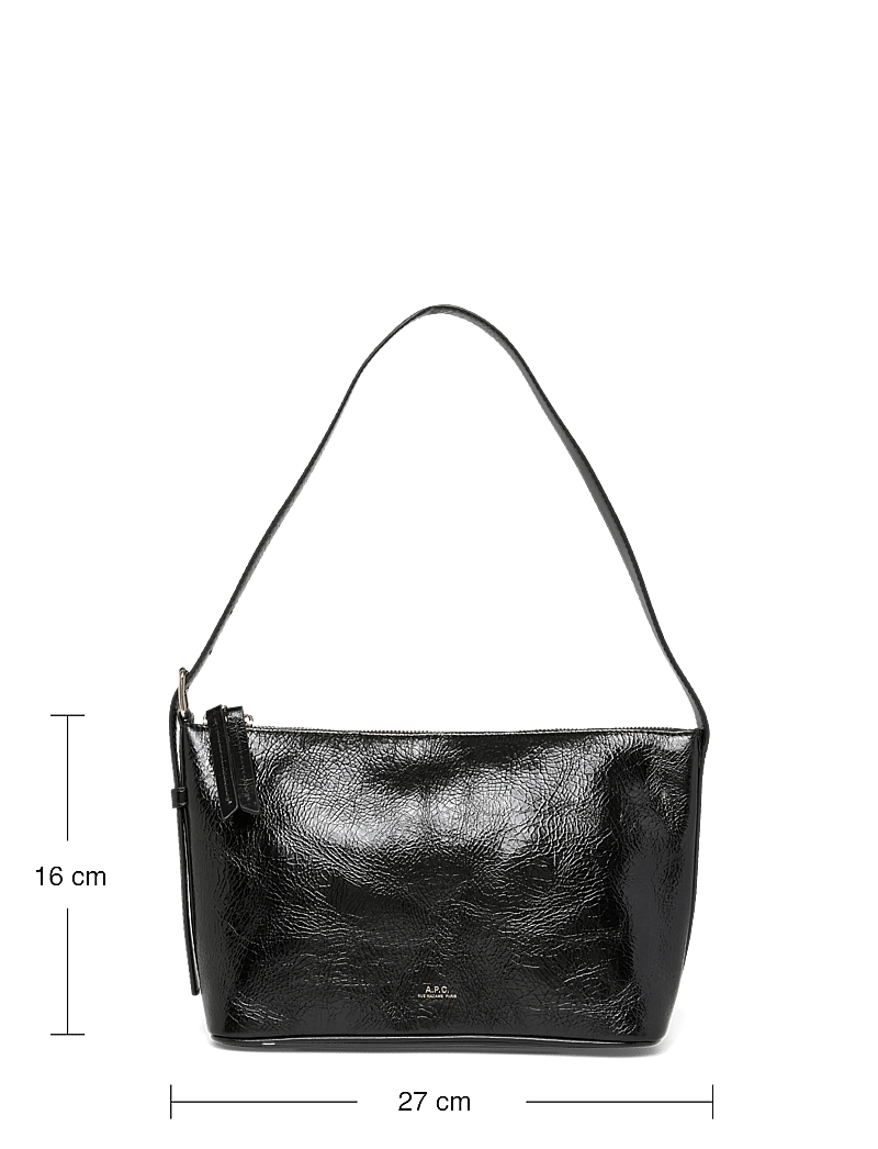 A.P.C. - shoulderbag vera - henkeltaschen - noir - 3