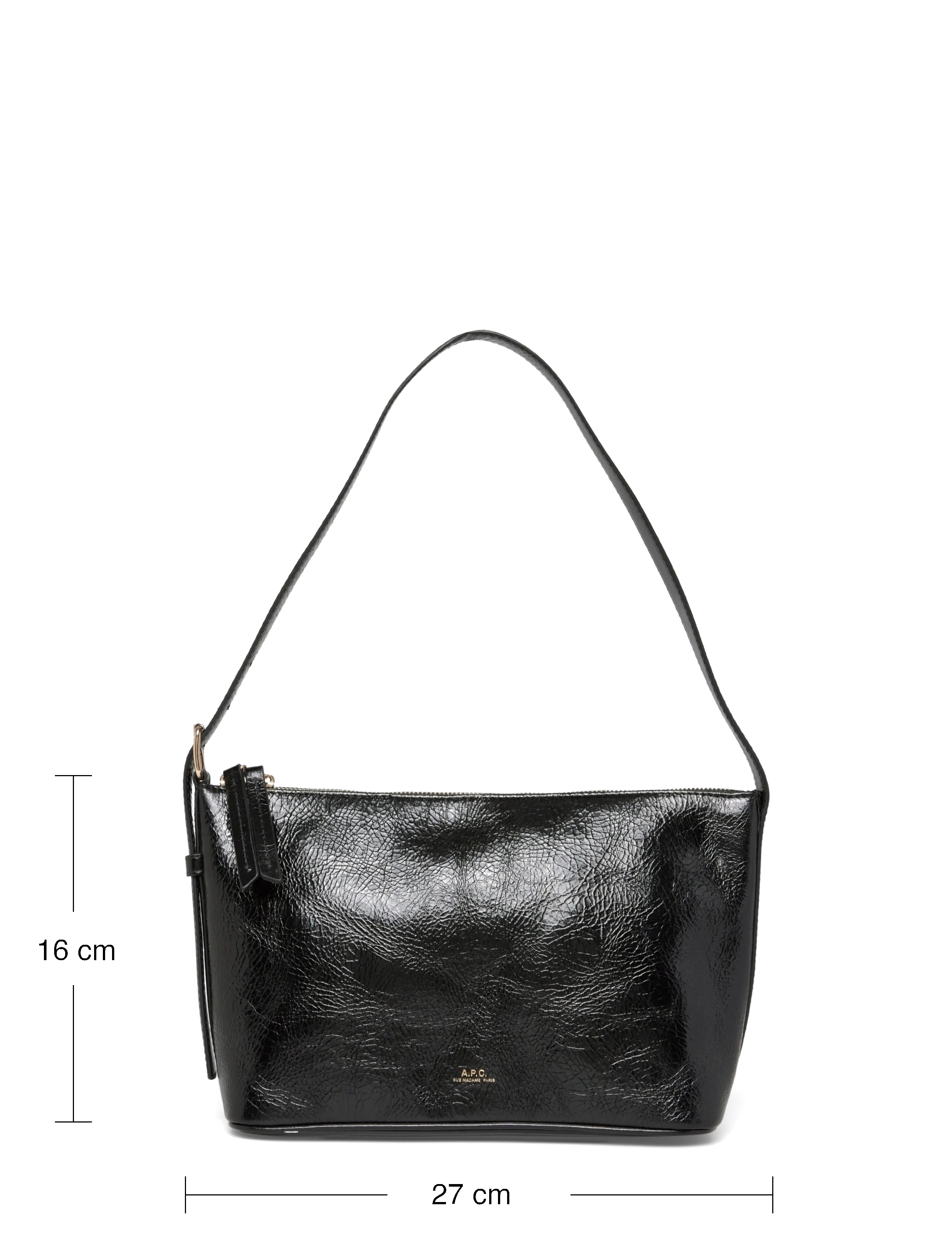 A.P.C. - shoulderbag vera - festmode zu outlet-preisen - noir - 3