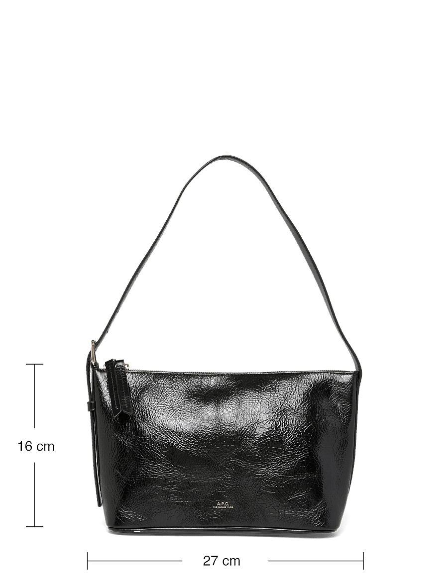 A.P.C. - shoulderbag vera - henkeltaschen - noir - 3