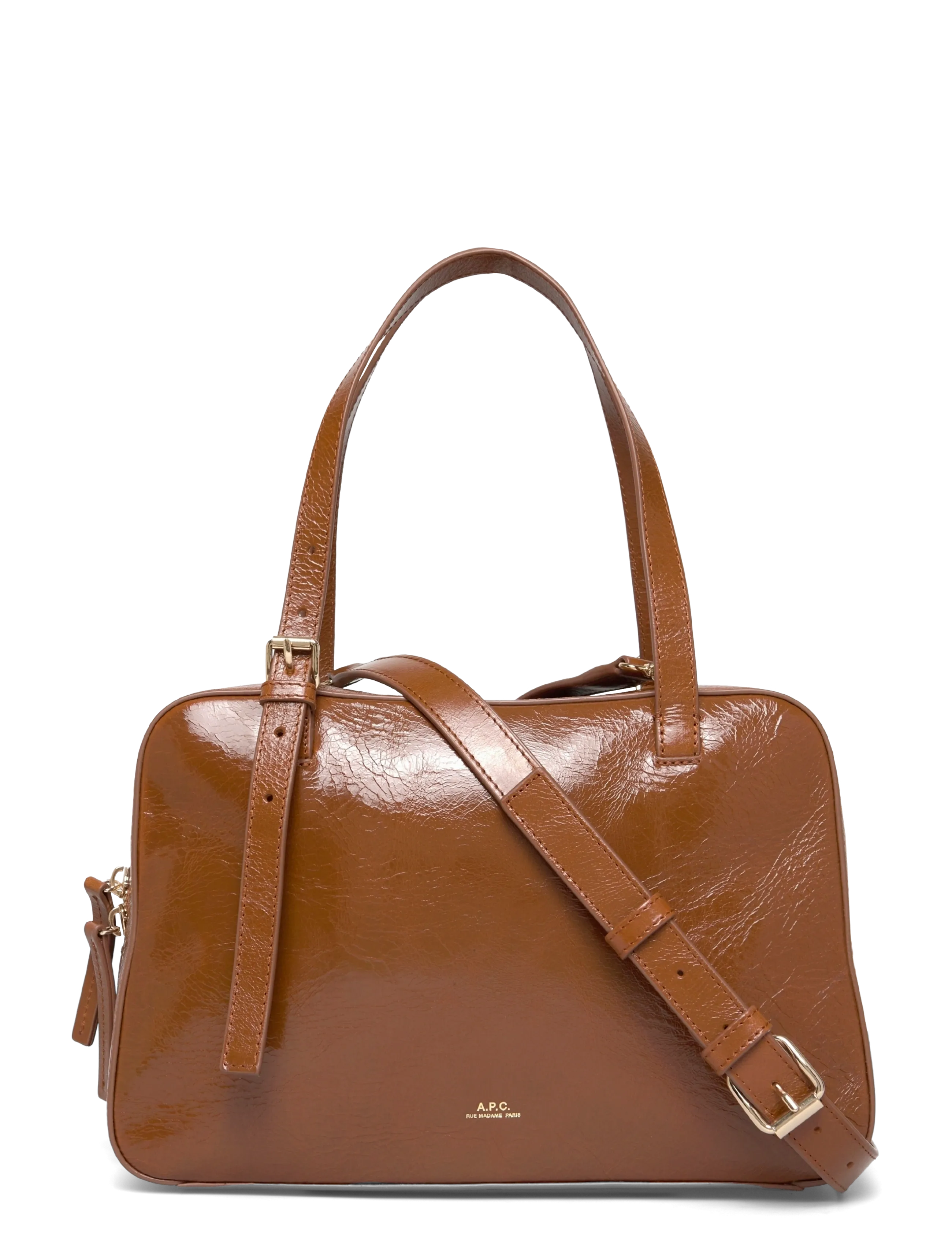 A.P.C. bag virginie box - Axelremsväskor - CAFE / brown