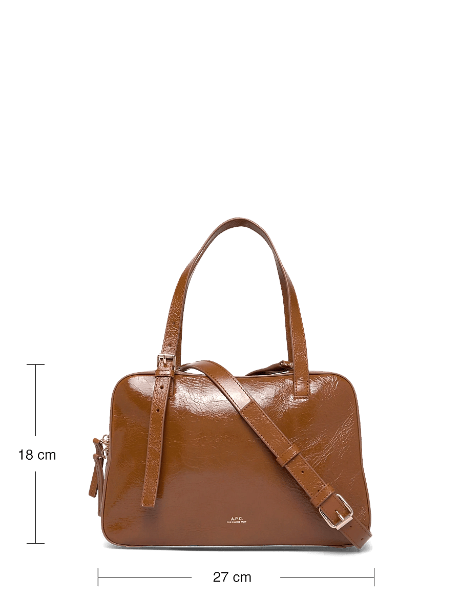 A.P.C. - bag virginie box - henkeltaschen - cafe - 3