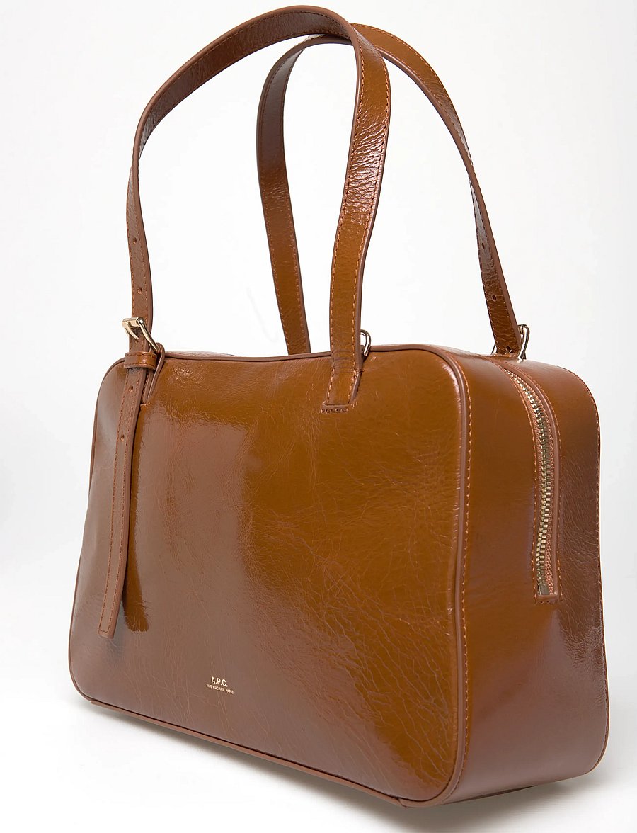 A.P.C. - bag virginie box - henkeltaschen - cafe - 4