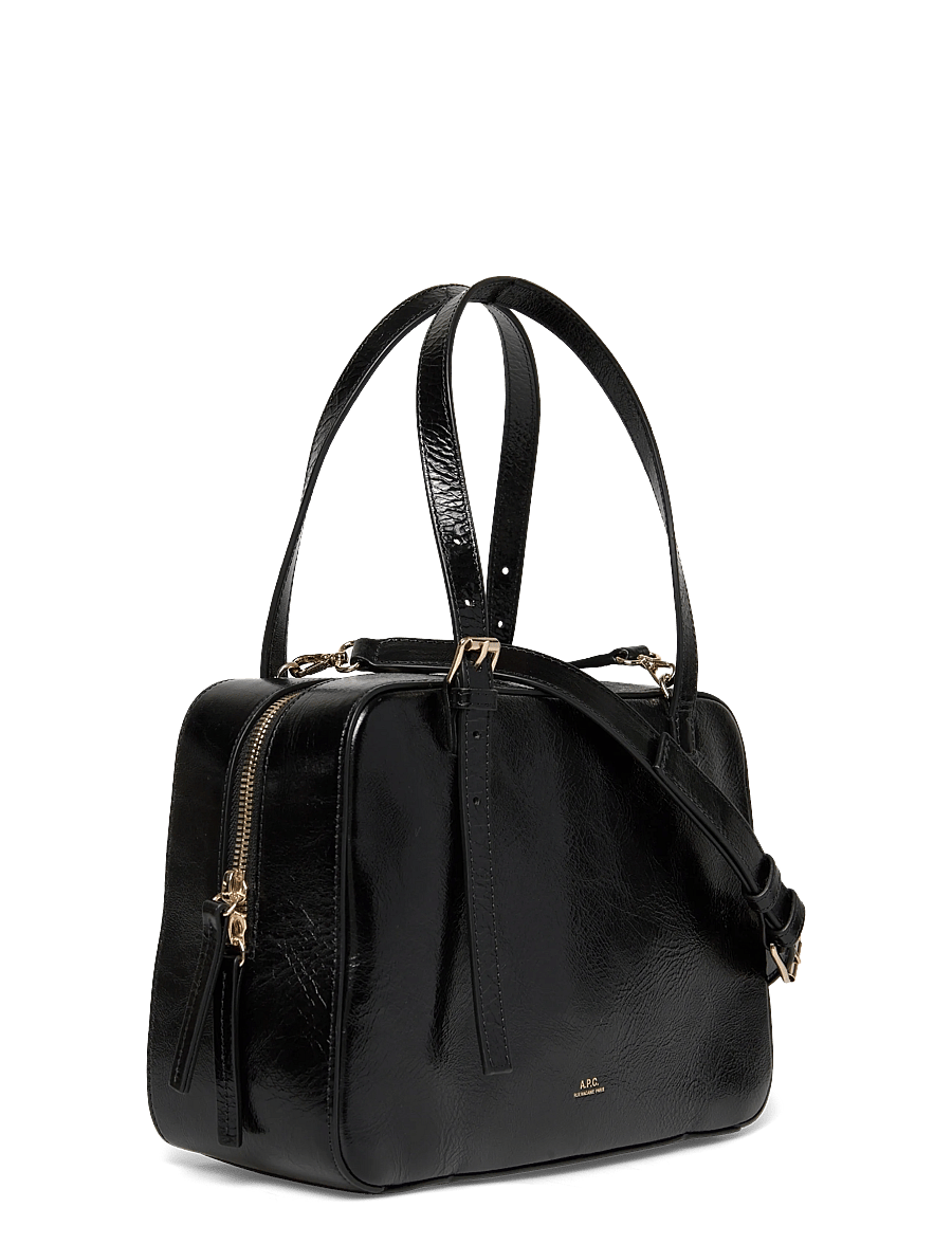 A.P.C. - bag virginie box - henkeltaschen - noir - 2