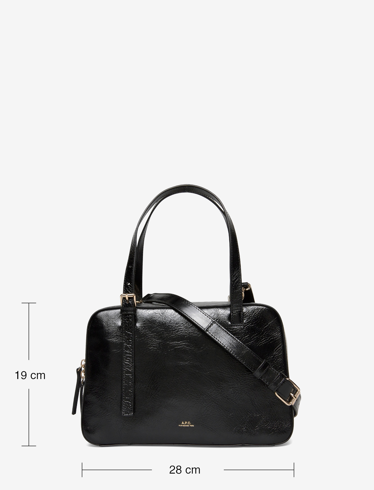 A.P.C. - bag virginie box - igapäevane stiil - noir - 3