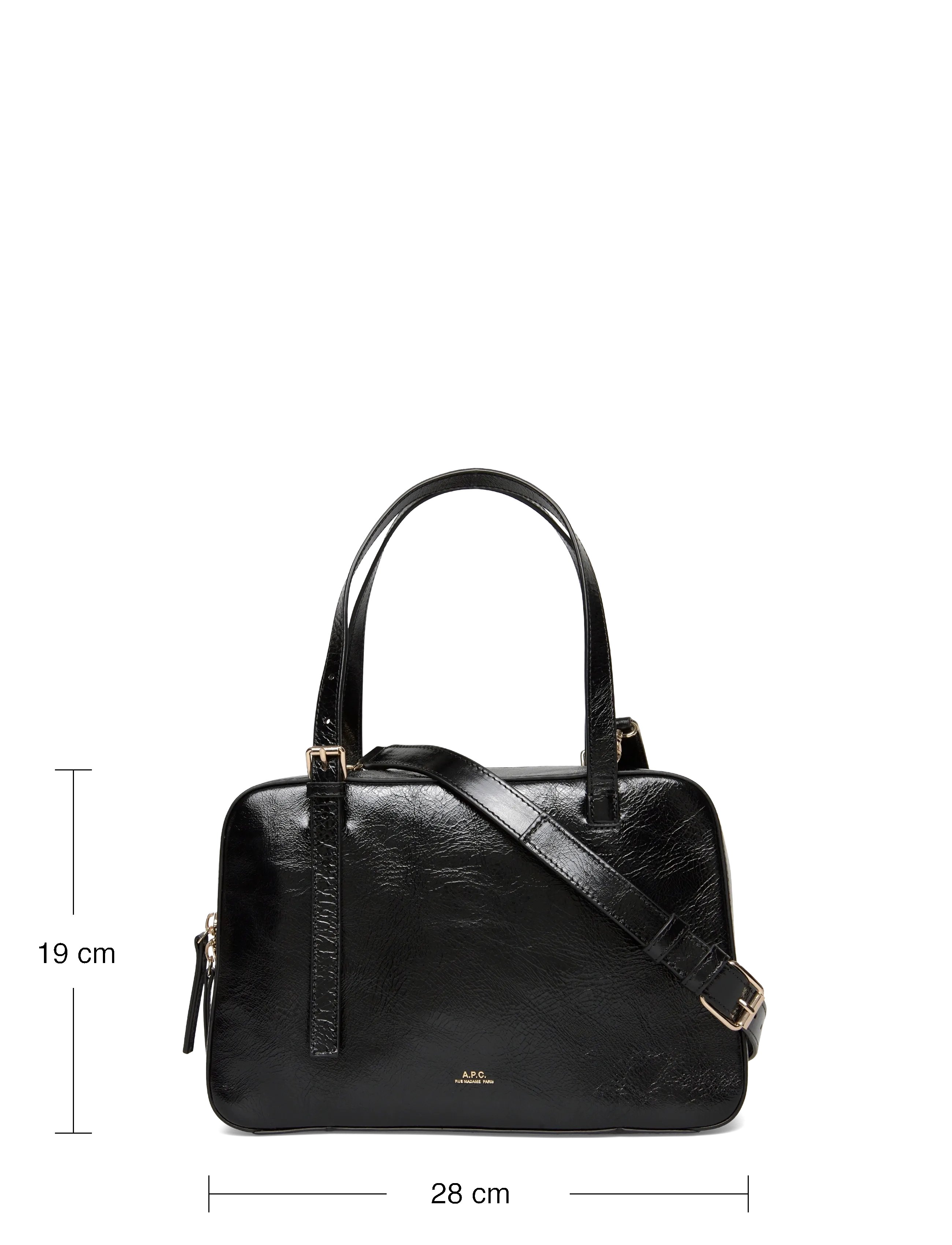 A.P.C. - bag virginie box - festtøj til outletpriser - noir - 3