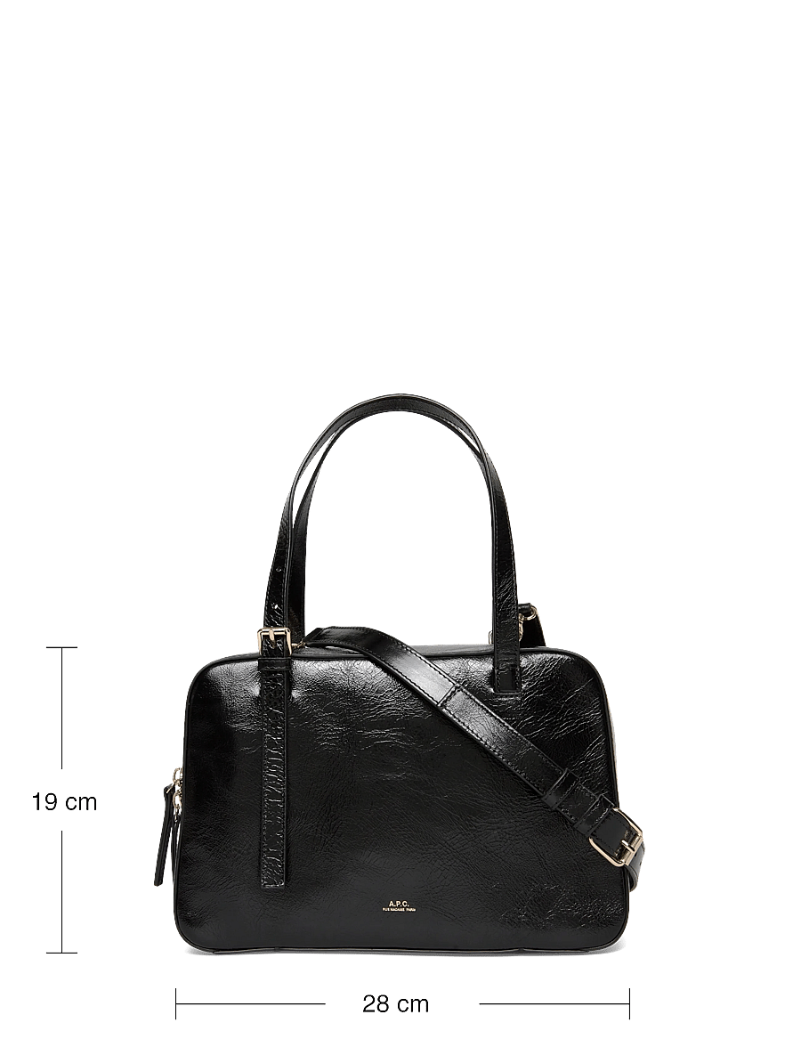 A.P.C. - bag virginie box - henkeltaschen - noir - 3
