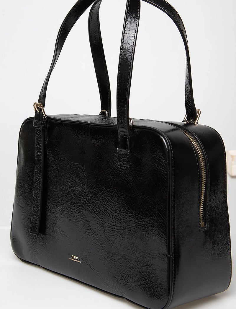 A.P.C. - bag virginie box - henkeltaschen - noir - 4