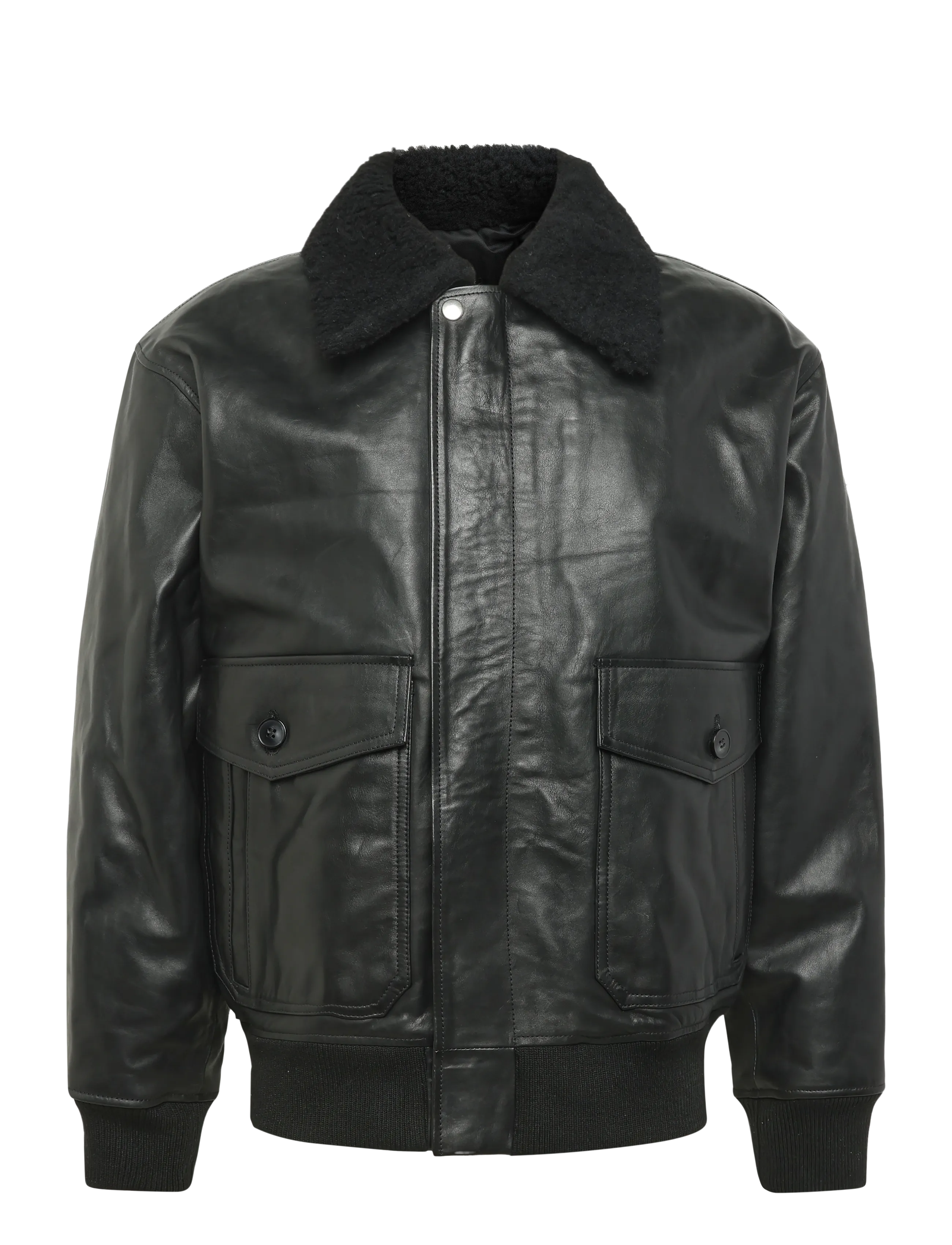 A.P.C. veste charles - Jacken & Mäntel - BLACK / black