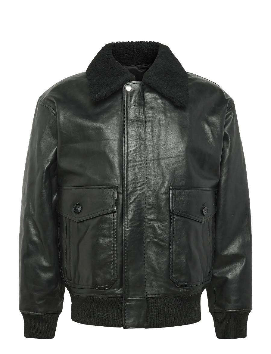 A.P.C. - veste charles - herbstjacken - black - 0