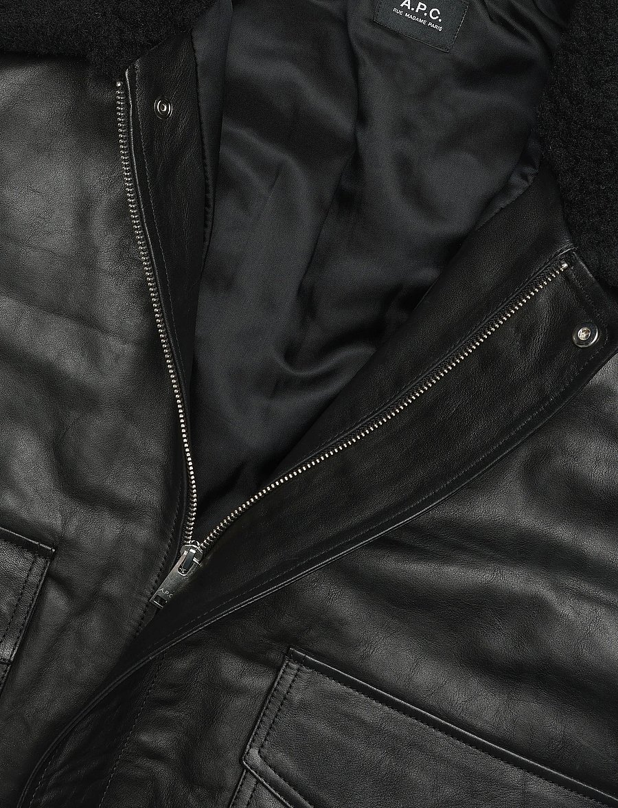 A.P.C. - veste charles - herbstjacken - black - 2