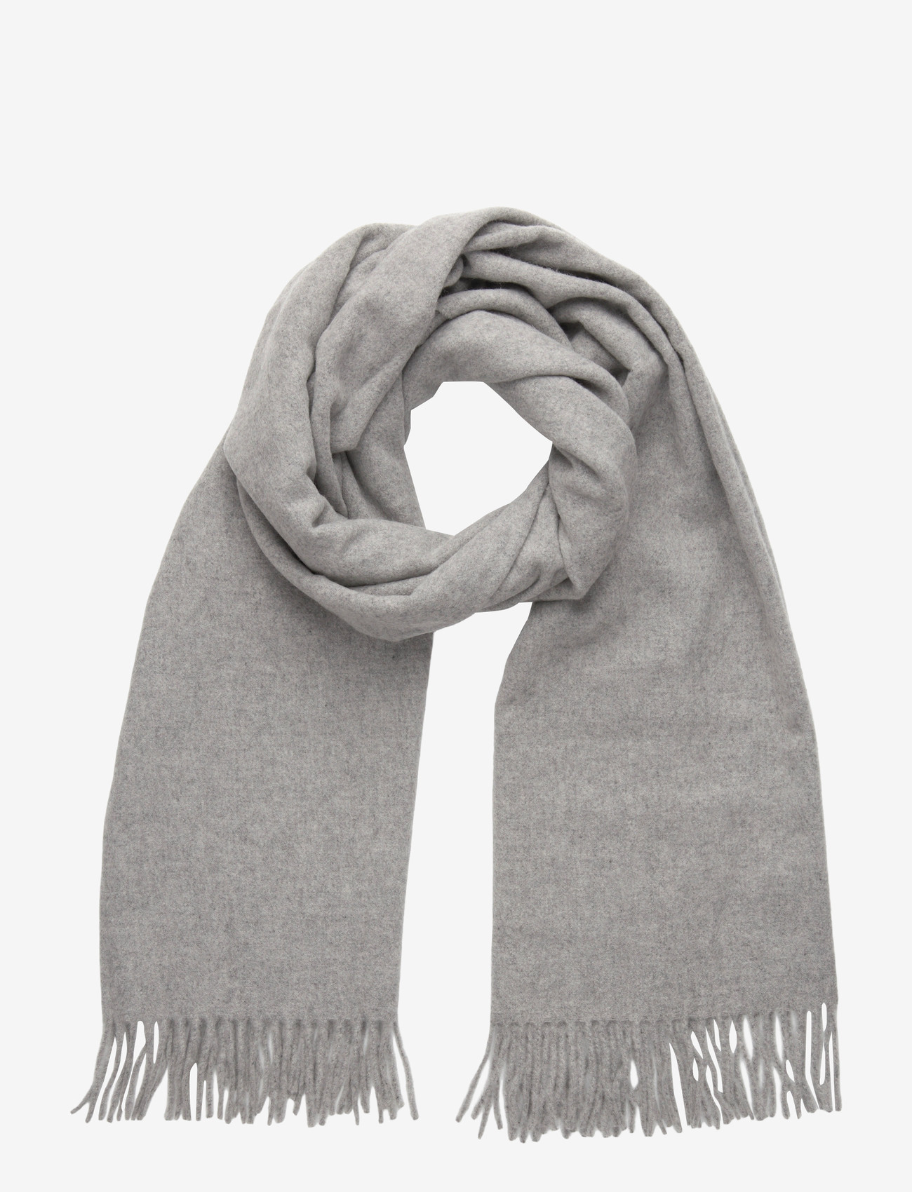 A.P.C. - scarf alix brodee - alltags-style - gris chine - 0