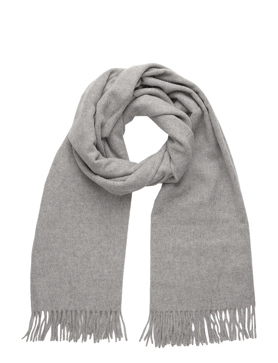A.P.C. - scarf alix brodee - alltags-style - gris chine - 0