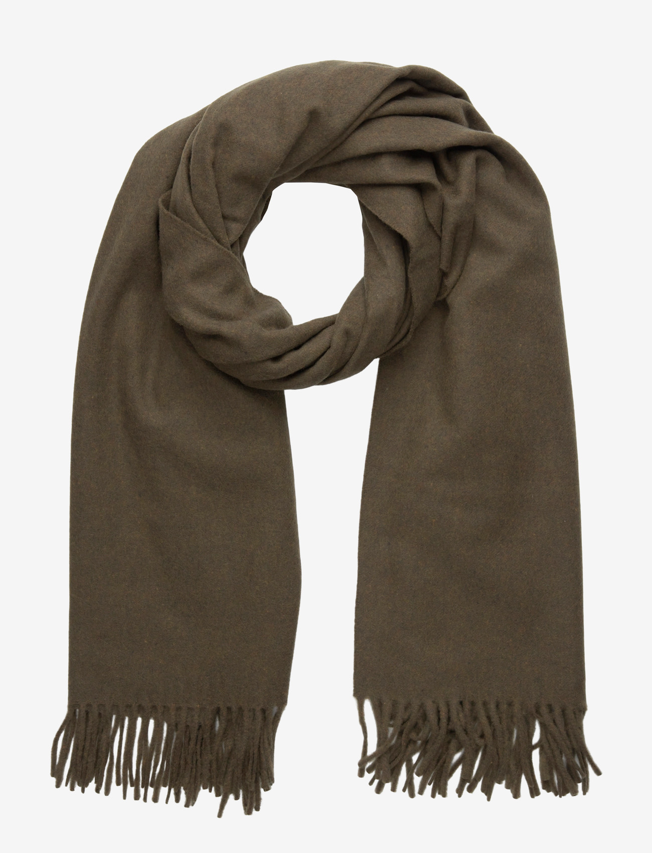 A.P.C. - scarf alix brodee - igapäevane stiil - kaki chine - 0