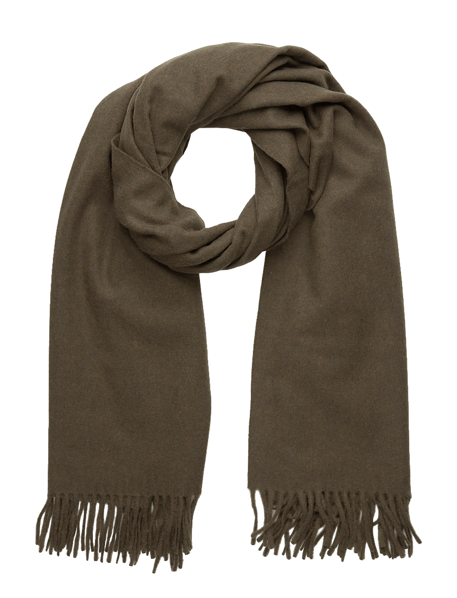 A.P.C. - scarf alix brodee - hverdags stil - kaki chine - 0