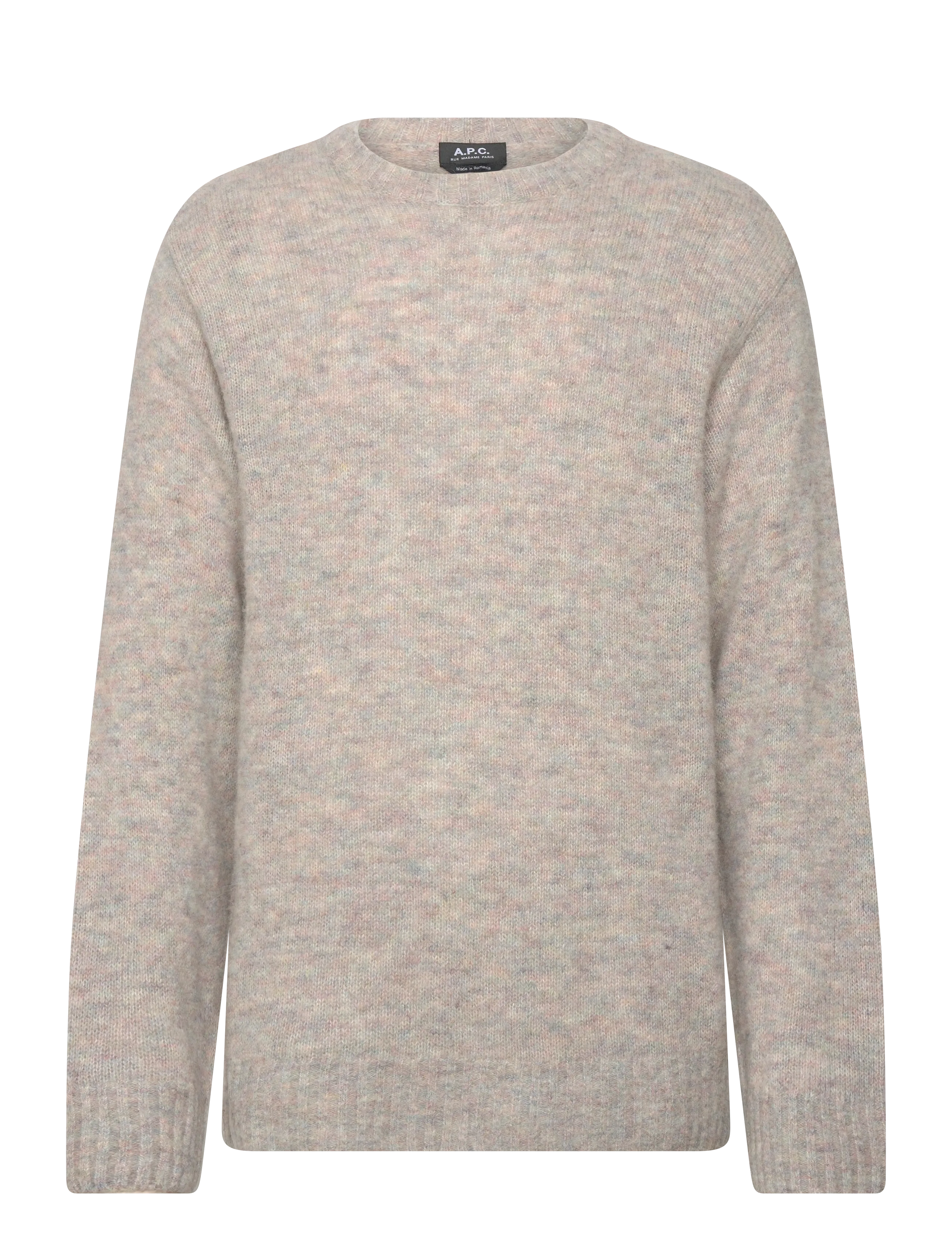 A.P.C. Pullover Lucas - A.P.C. - GRIS CLAIR CHINE / beige