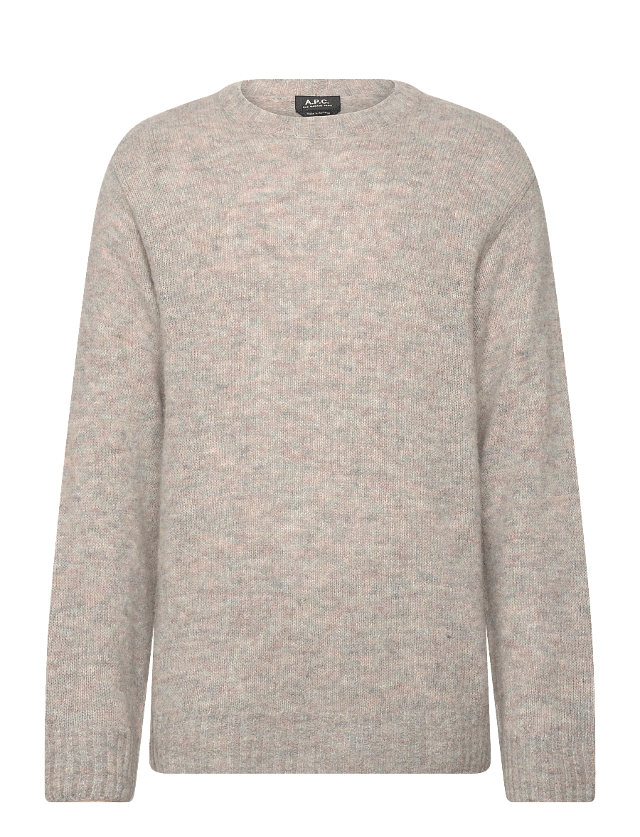 A.P.C. - Pullover Lucas - rundhals - gris clair chine - 0