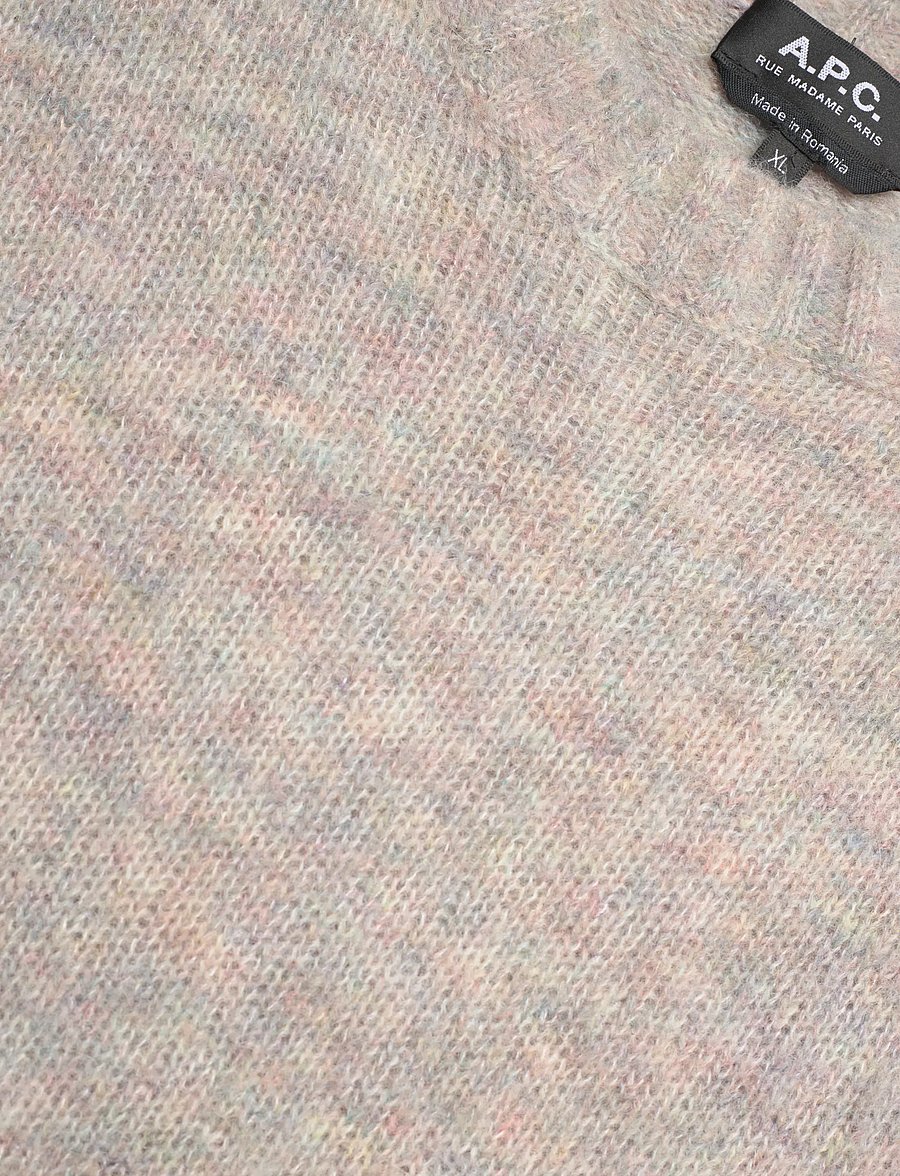 A.P.C. - Pullover Lucas - rundhals - gris clair chine - 2