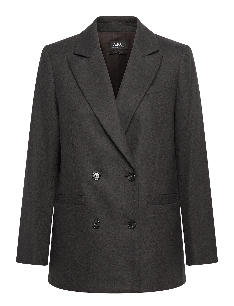 A.P.C. - Lucy Vest - marron fonce chine - 0