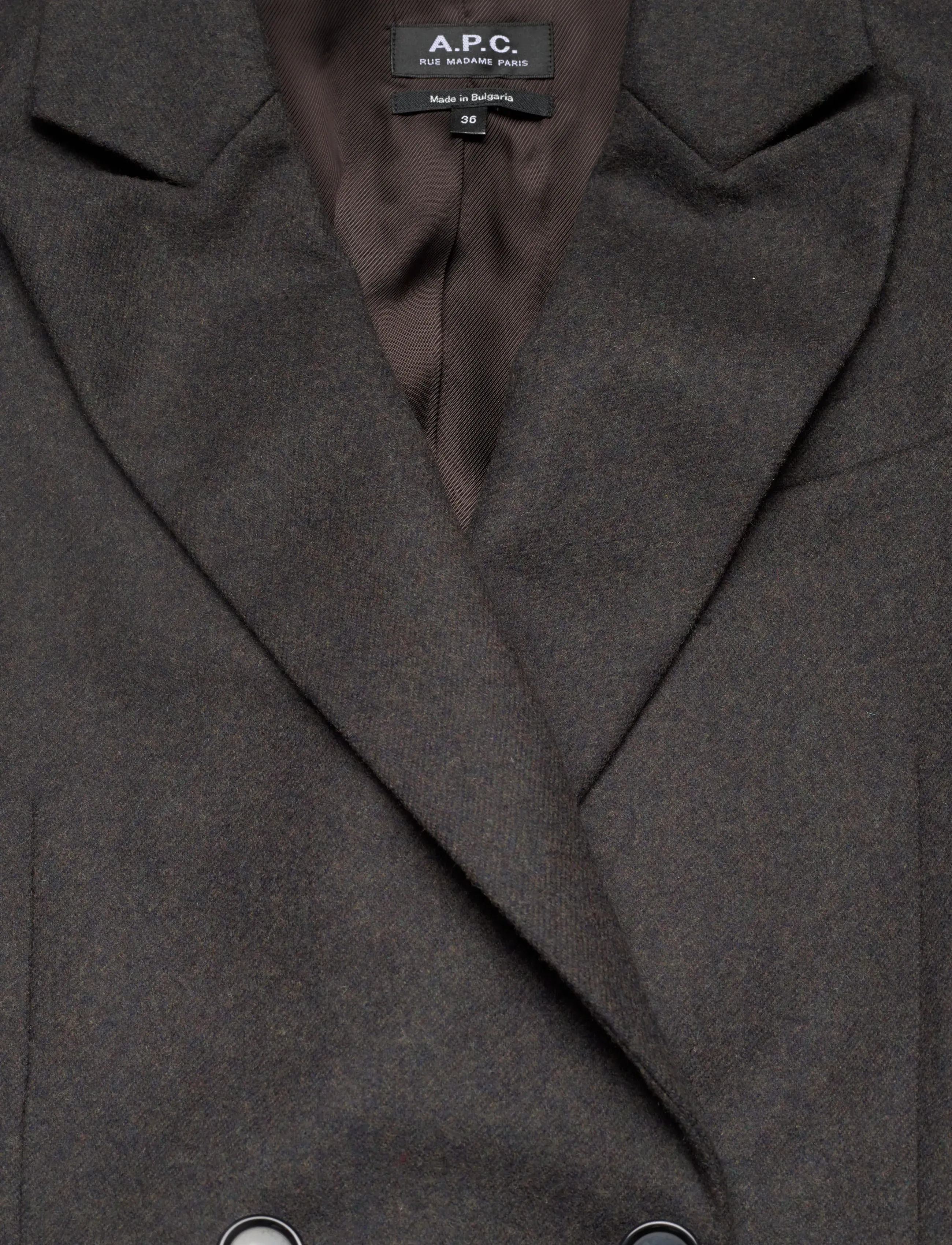 A.P.C. - Lucy Vest - marron fonce chine - 2