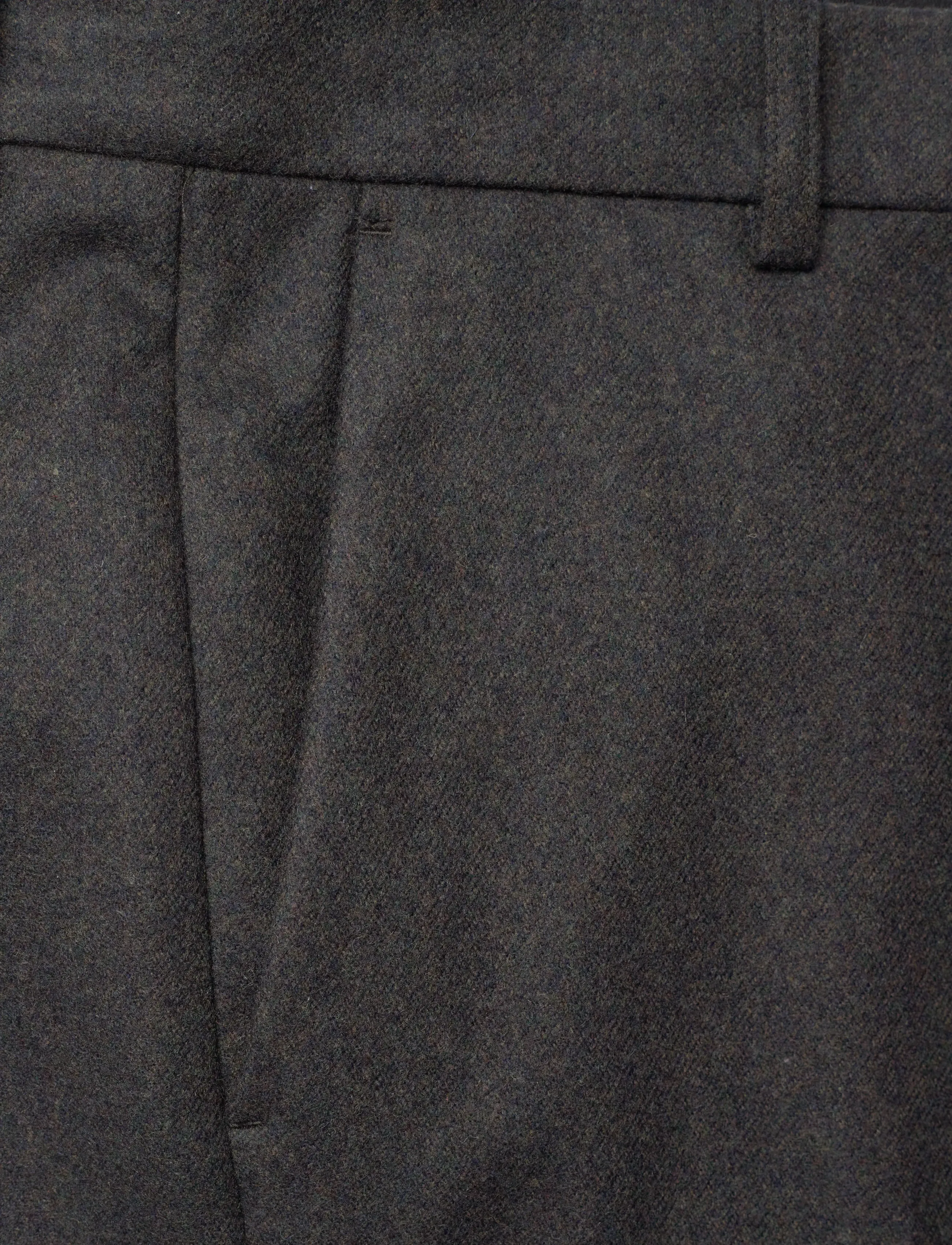 A.P.C. - Ferdi Trousers - raka byxor - marron fonce chine - 2