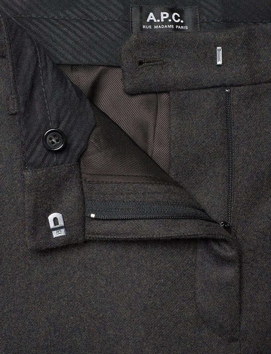A.P.C. - Ferdi Trousers - anzugshosen - marron fonce chine - 3
