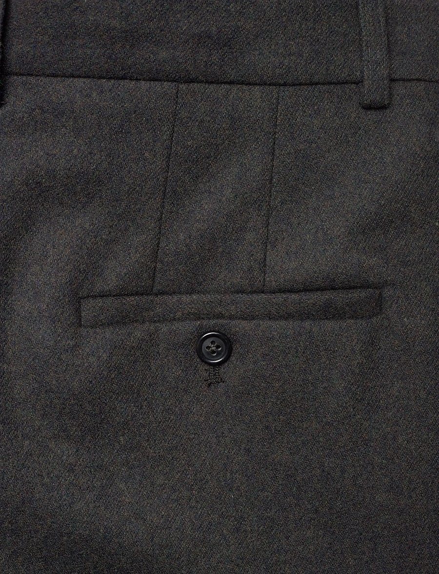 A.P.C. - Ferdi Trousers - anzugshosen - marron fonce chine - 4