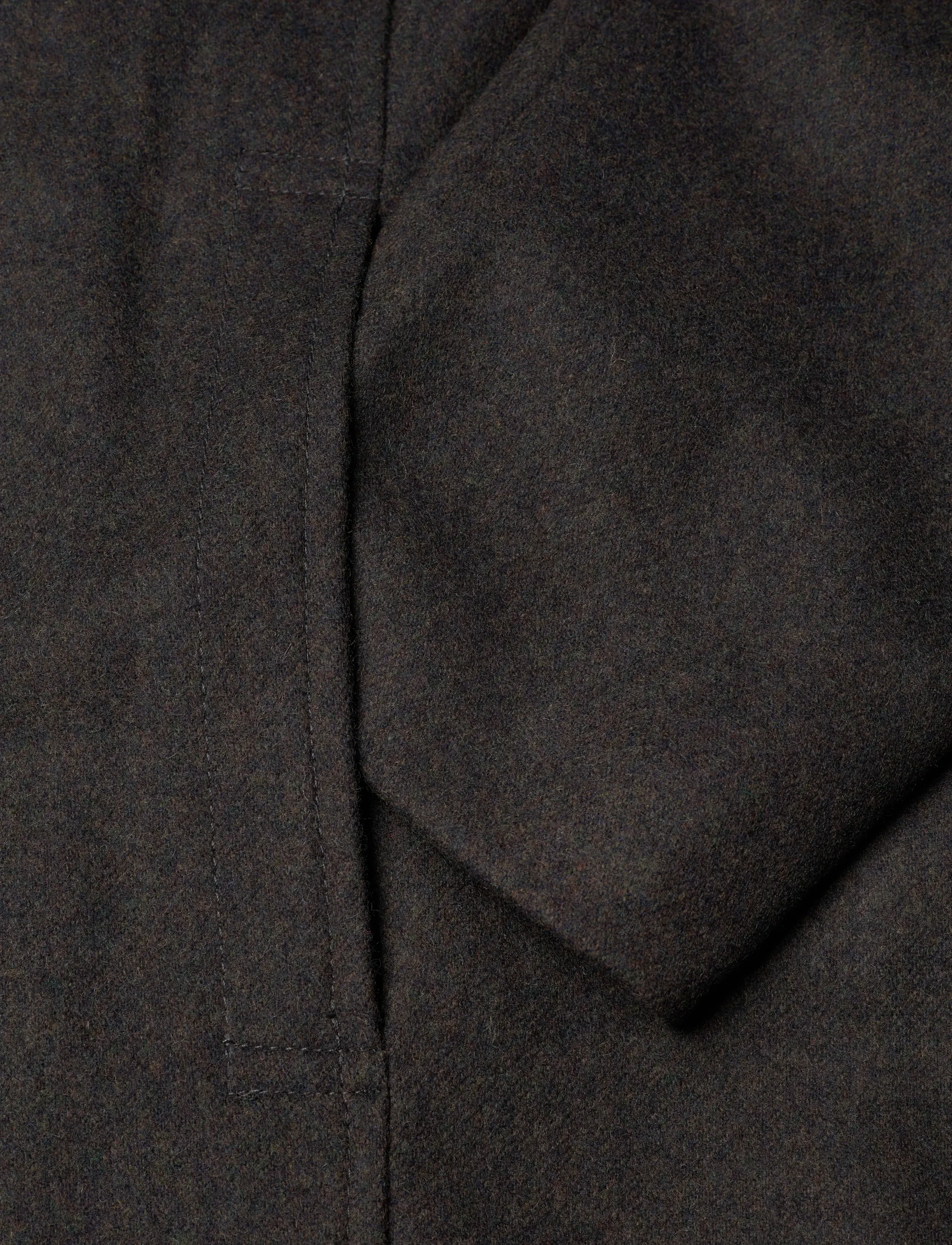 A.P.C. - Jamie Vest - lyhyet takit - marron fonce chine - 3