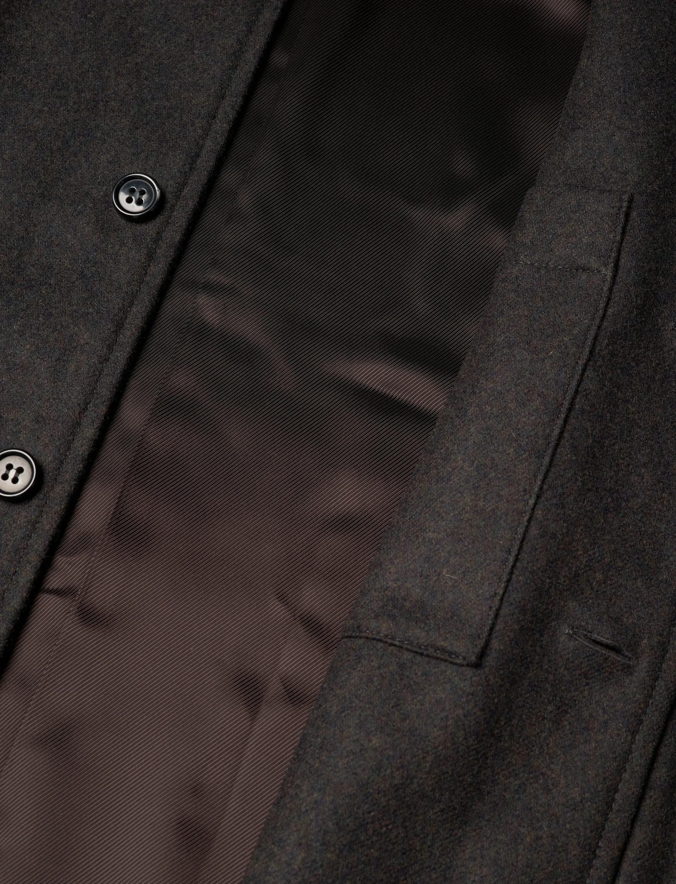A.P.C. - Jamie Vest - lyhyet takit - marron fonce chine - 4