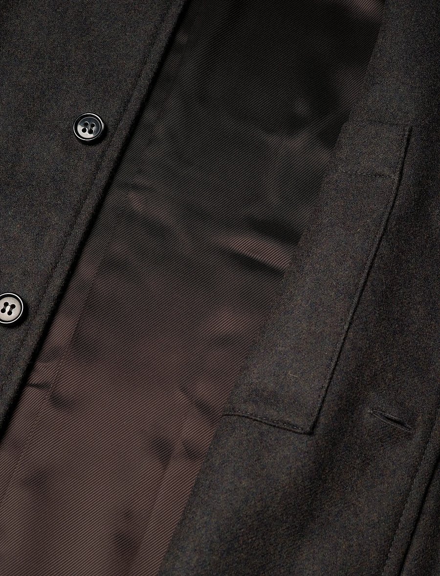 A.P.C. - Jamie Vest - jacken - marron fonce chine - 4