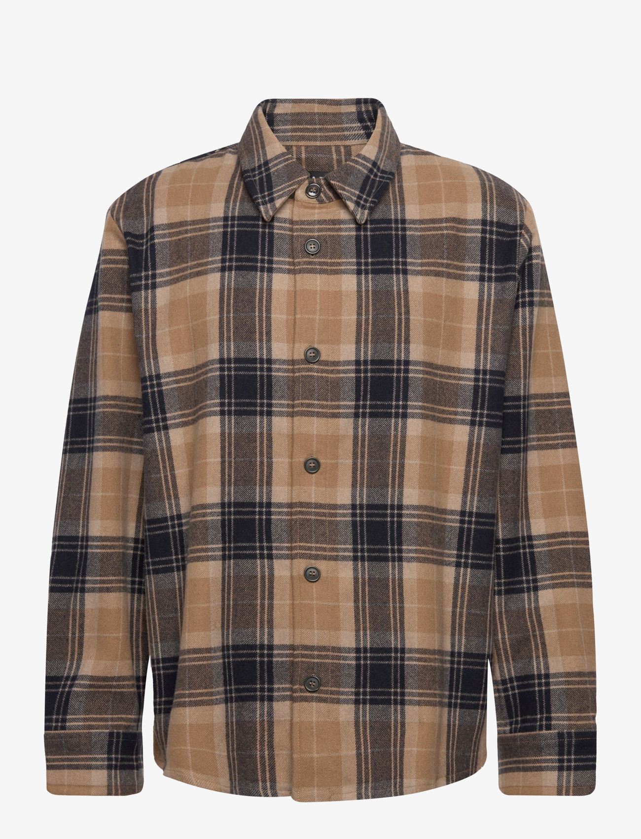 A.P.C. - Overshirt Bobby - flanellskjortor - dark navy - 0