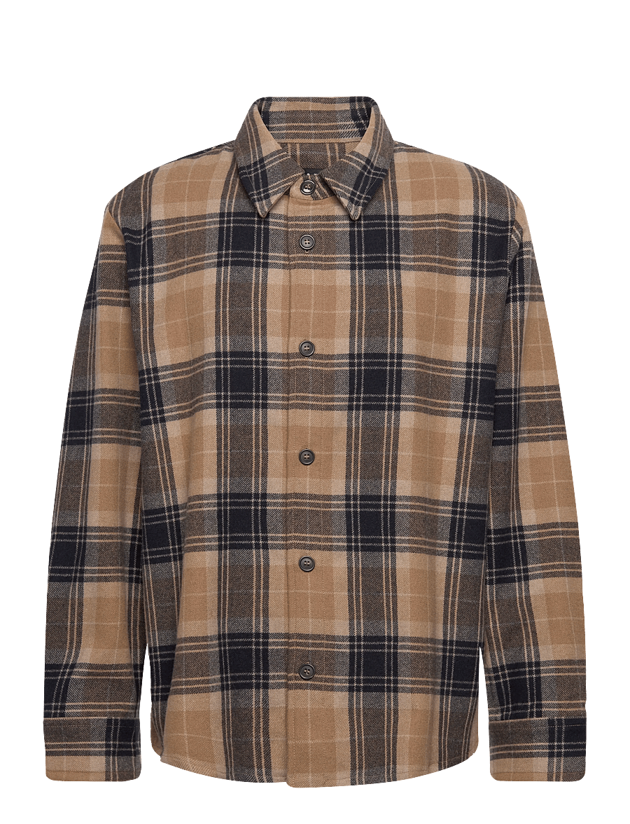 A.P.C. - Overshirt Bobby - flannel shirts - dark navy - 0