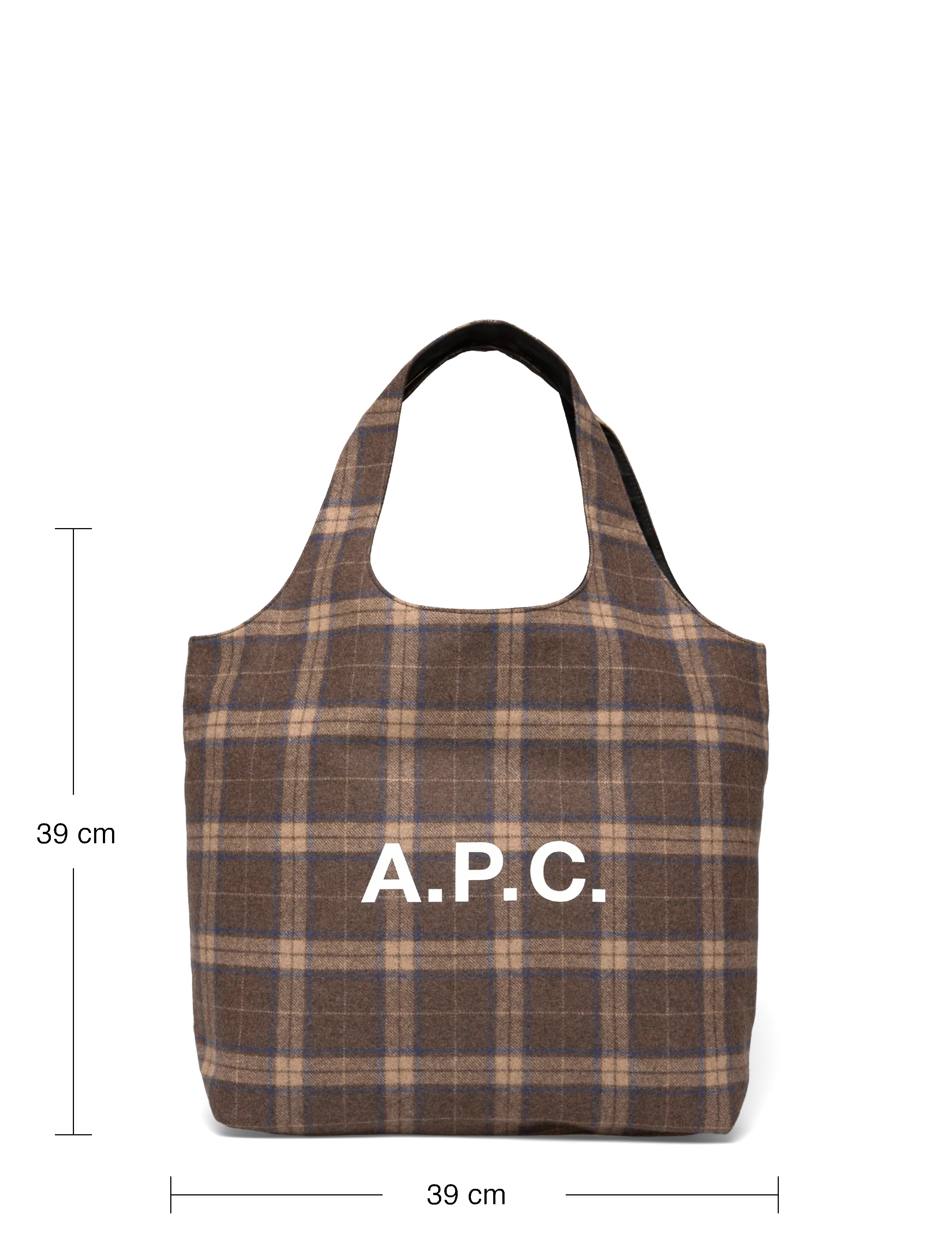 A.P.C. - tote ninon - marron - 3