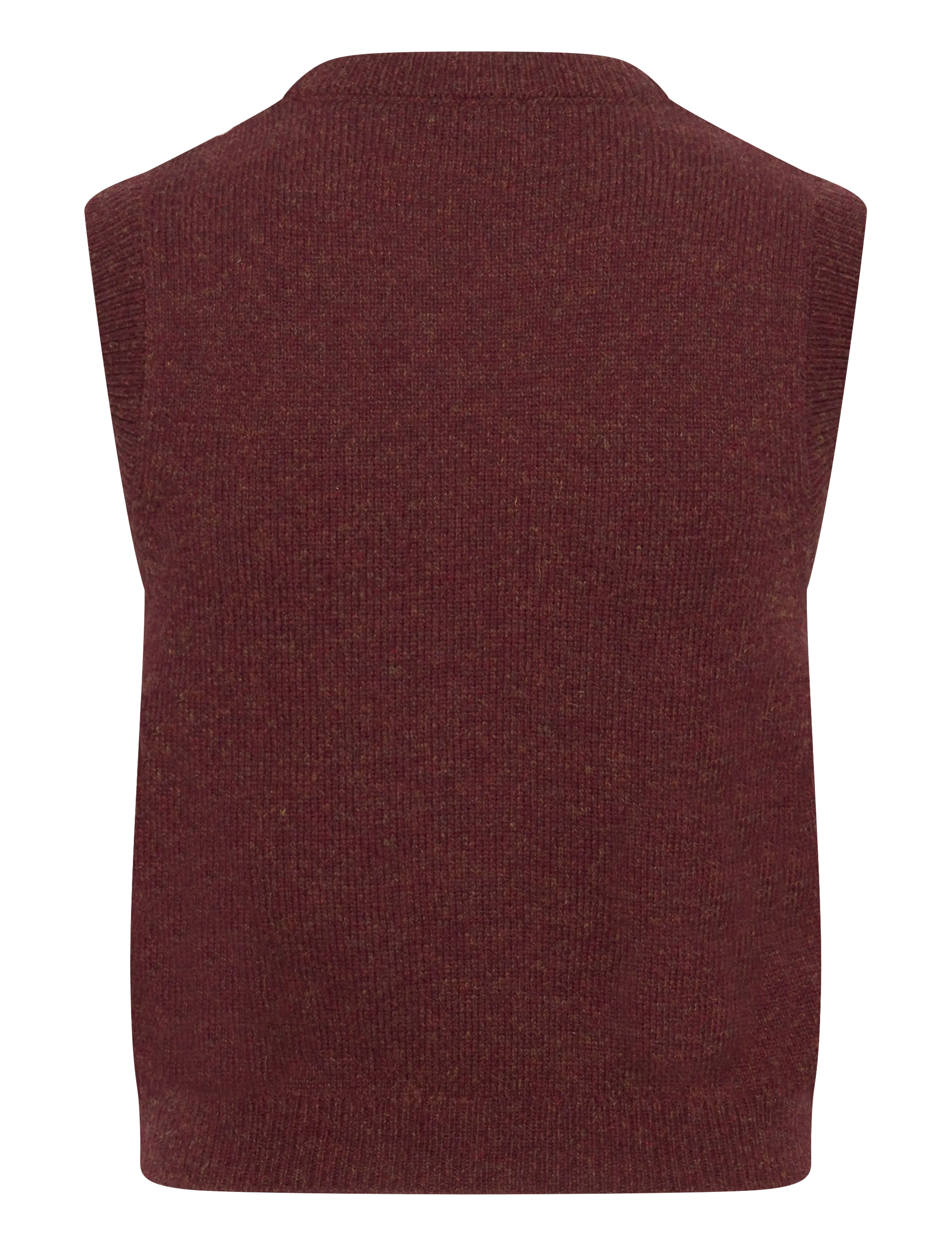 A.P.C. - Alyson Vest - gestrickte westen - bordeaux - 1