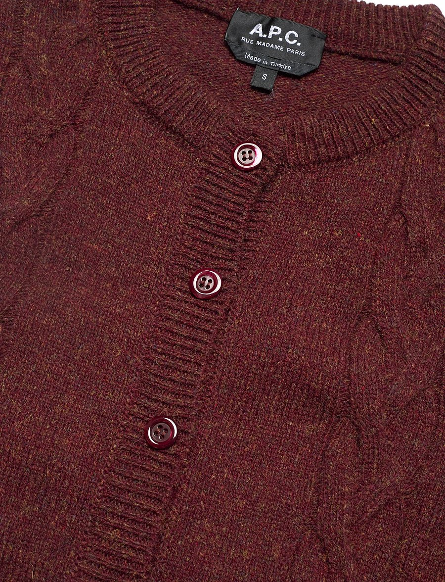 A.P.C. - Alyson Vest - vesten - bordeaux - 2