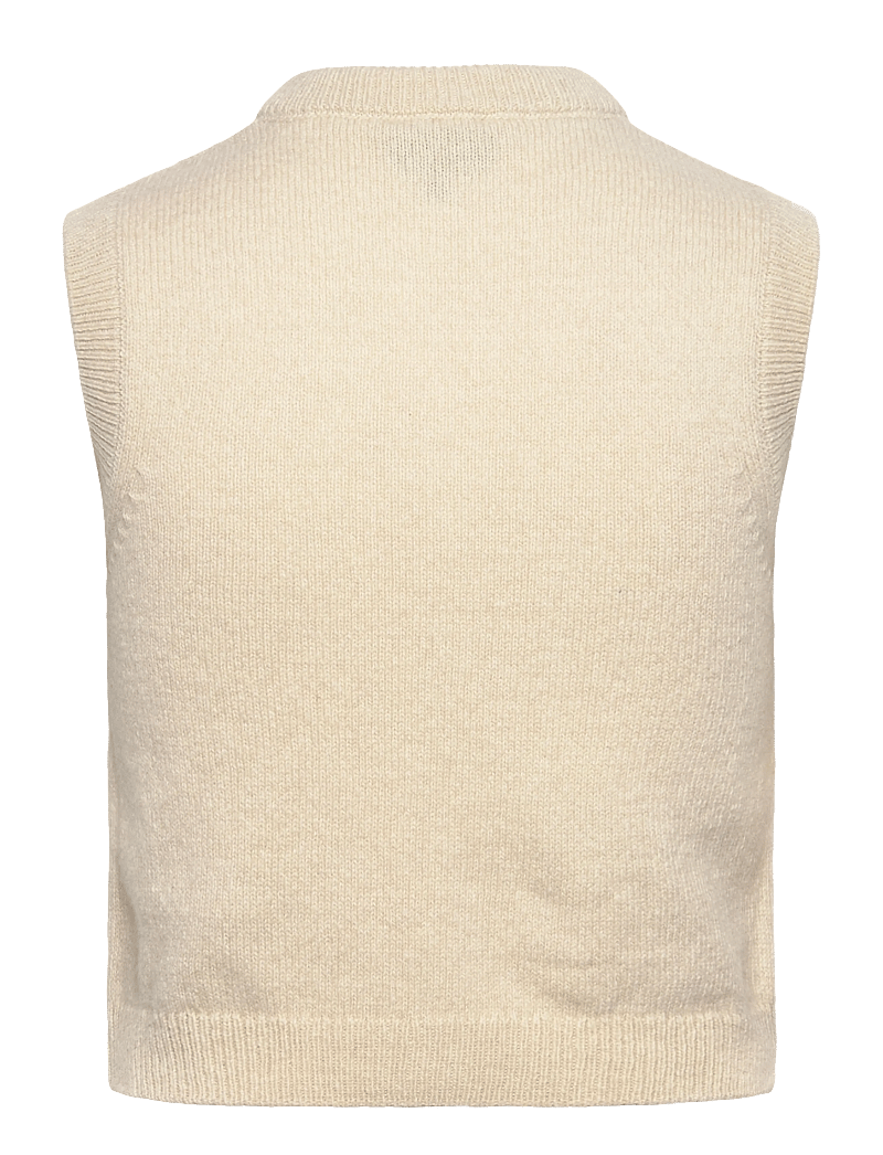 A.P.C. - Alyson Vest - stickade västar - ecru - 1