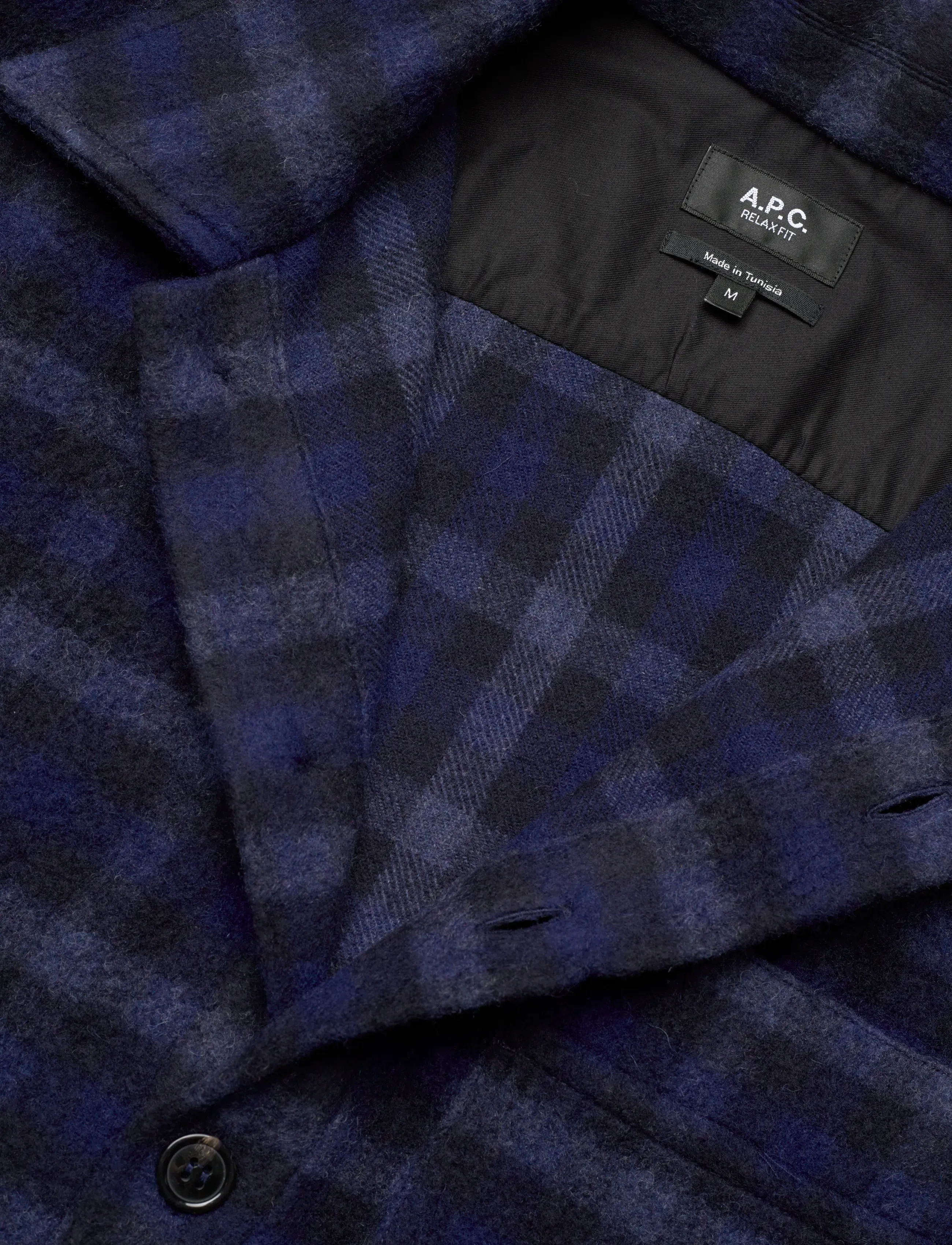 A.P.C. - Overshirt Stanley - wolljacken - dark navy - 2
