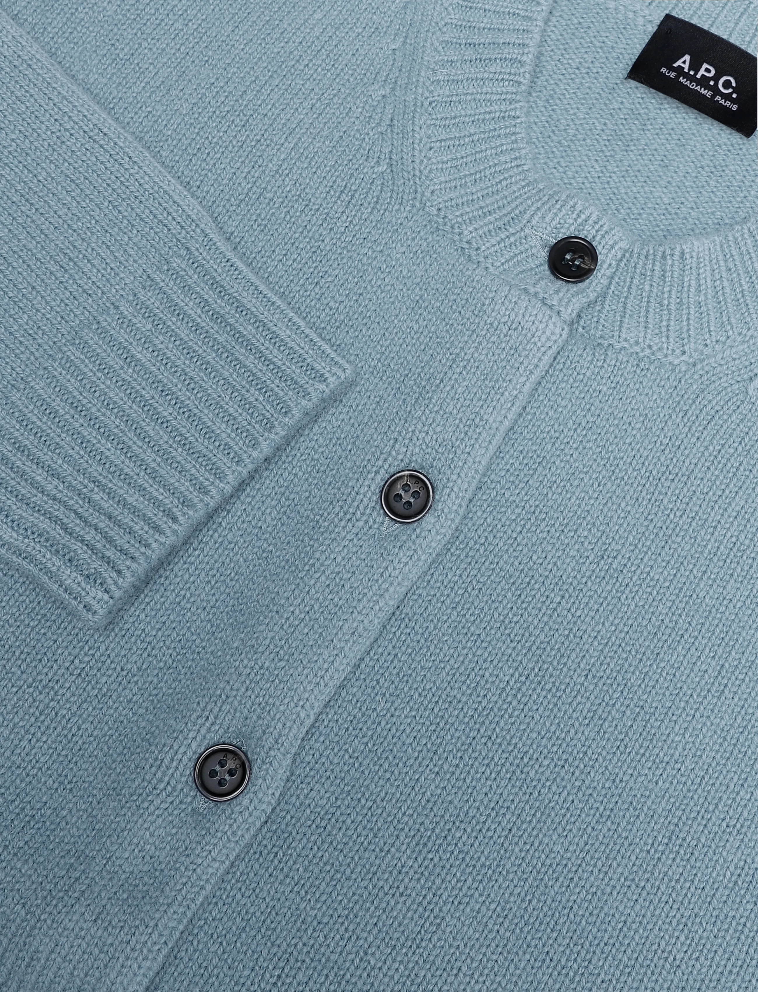 A.P.C. - Lila - strickjacken - gris bleu - 2