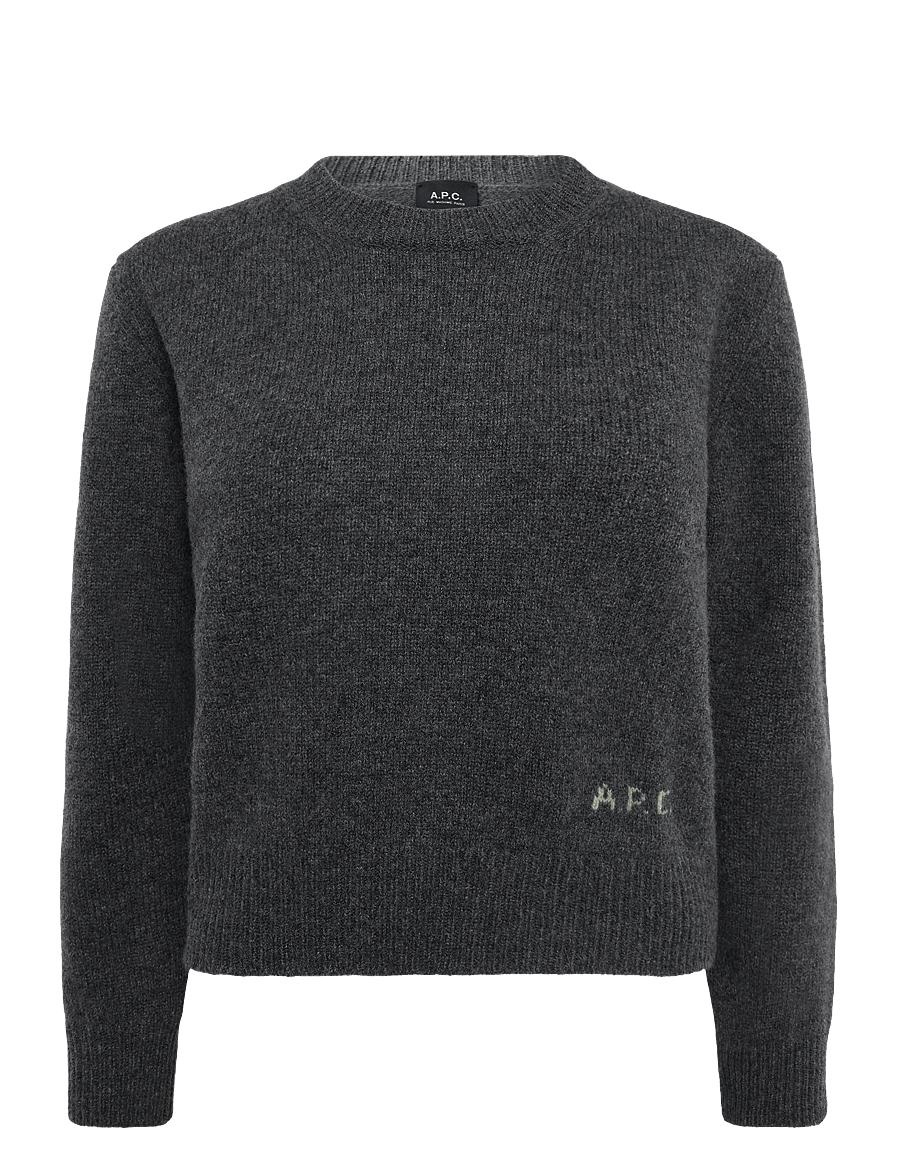 A.P.C. - Anna - pullover - heathered anthracite - 0