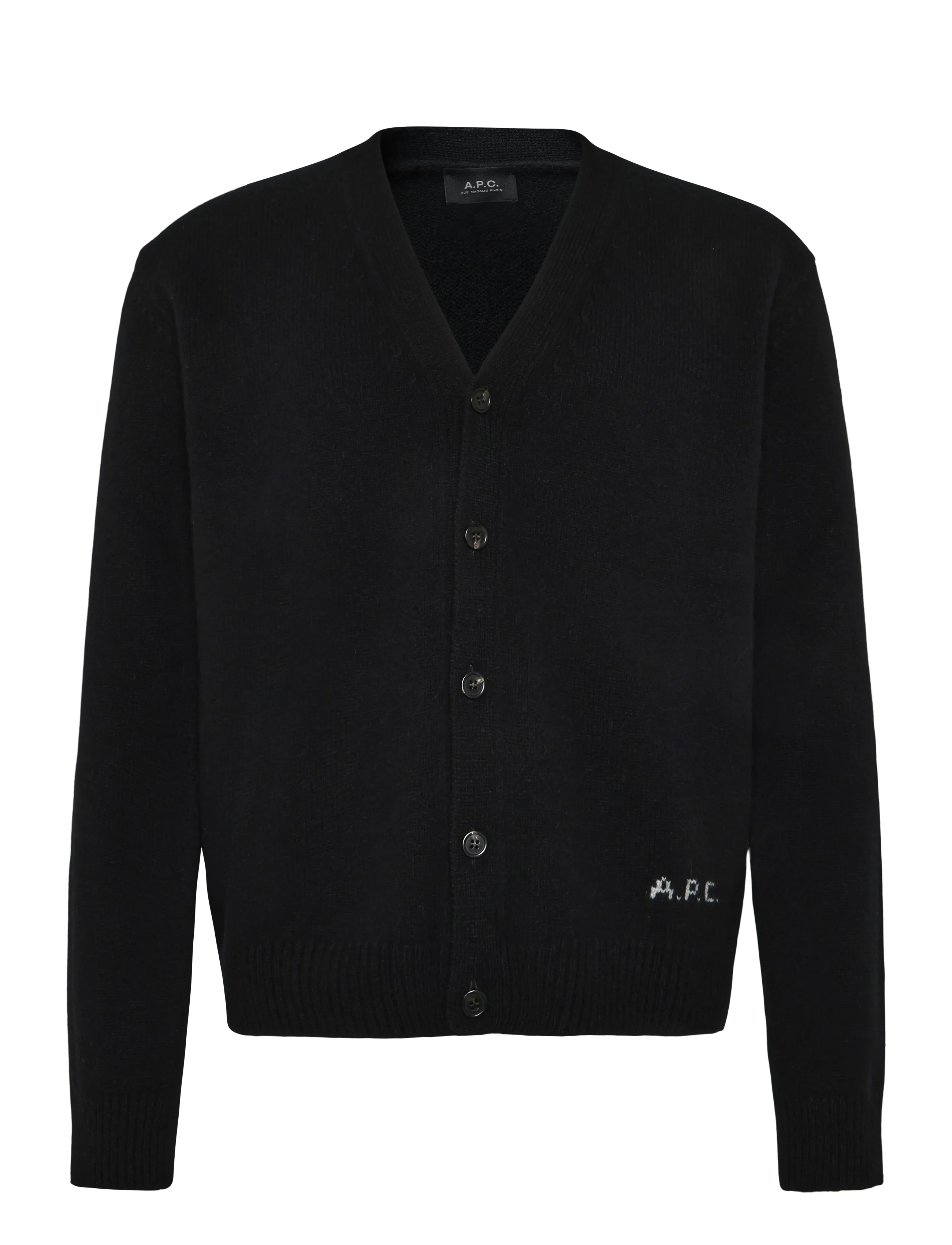 A.P.C. cardigan kevin - Koftor - BLACK / black