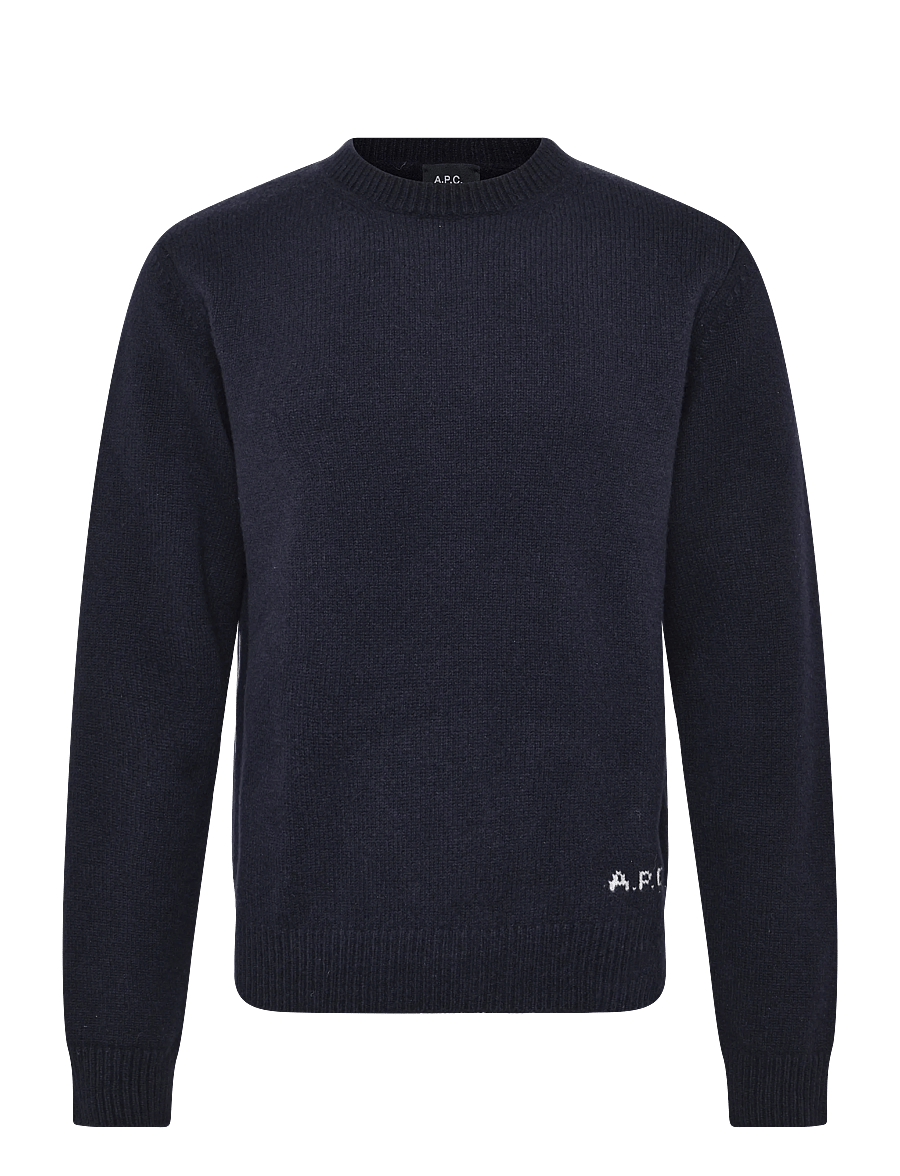 A.P.C. - pull edmond - round necks - dark navy - 1