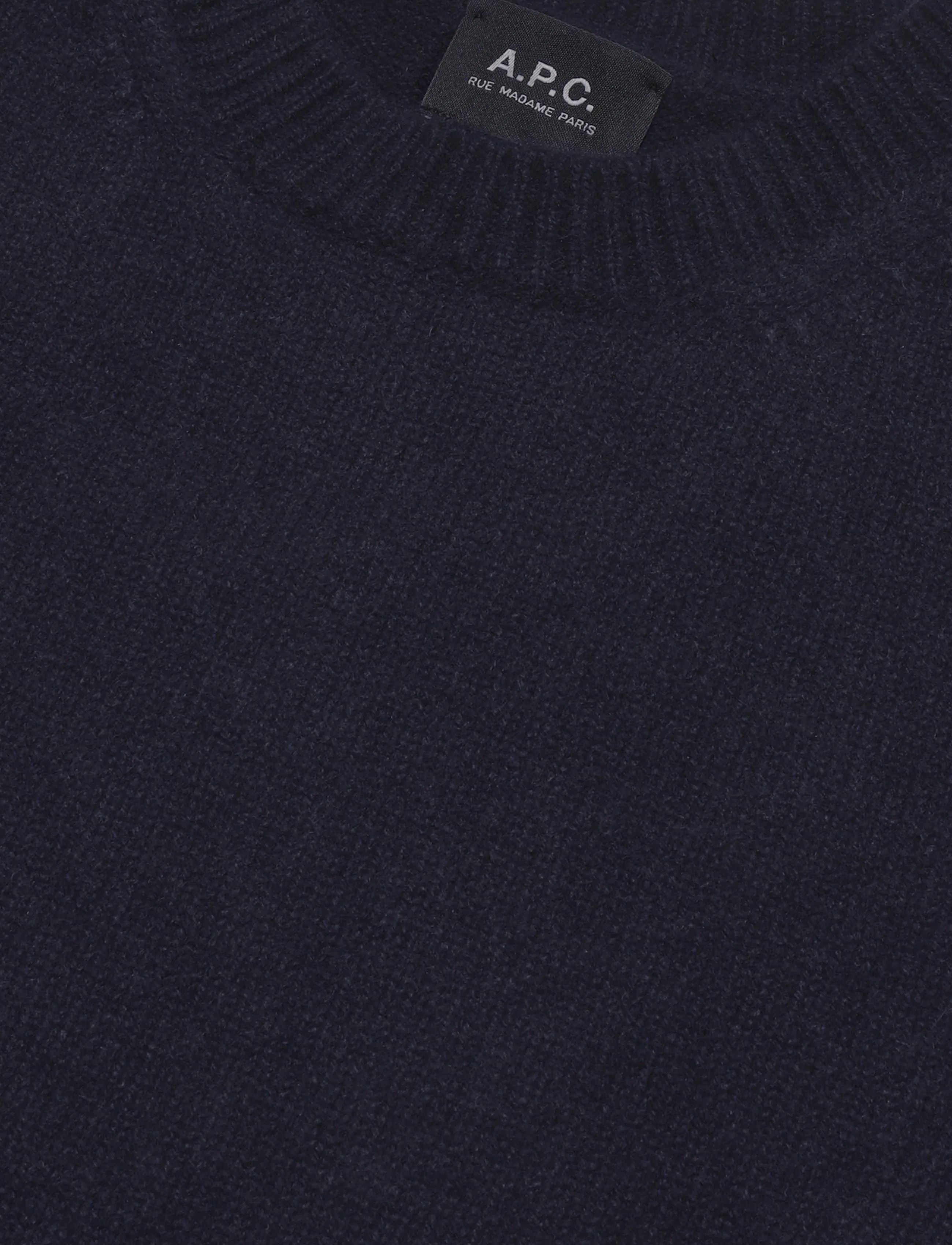 A.P.C. - pull edmond - rundhalsad - dark navy - 5