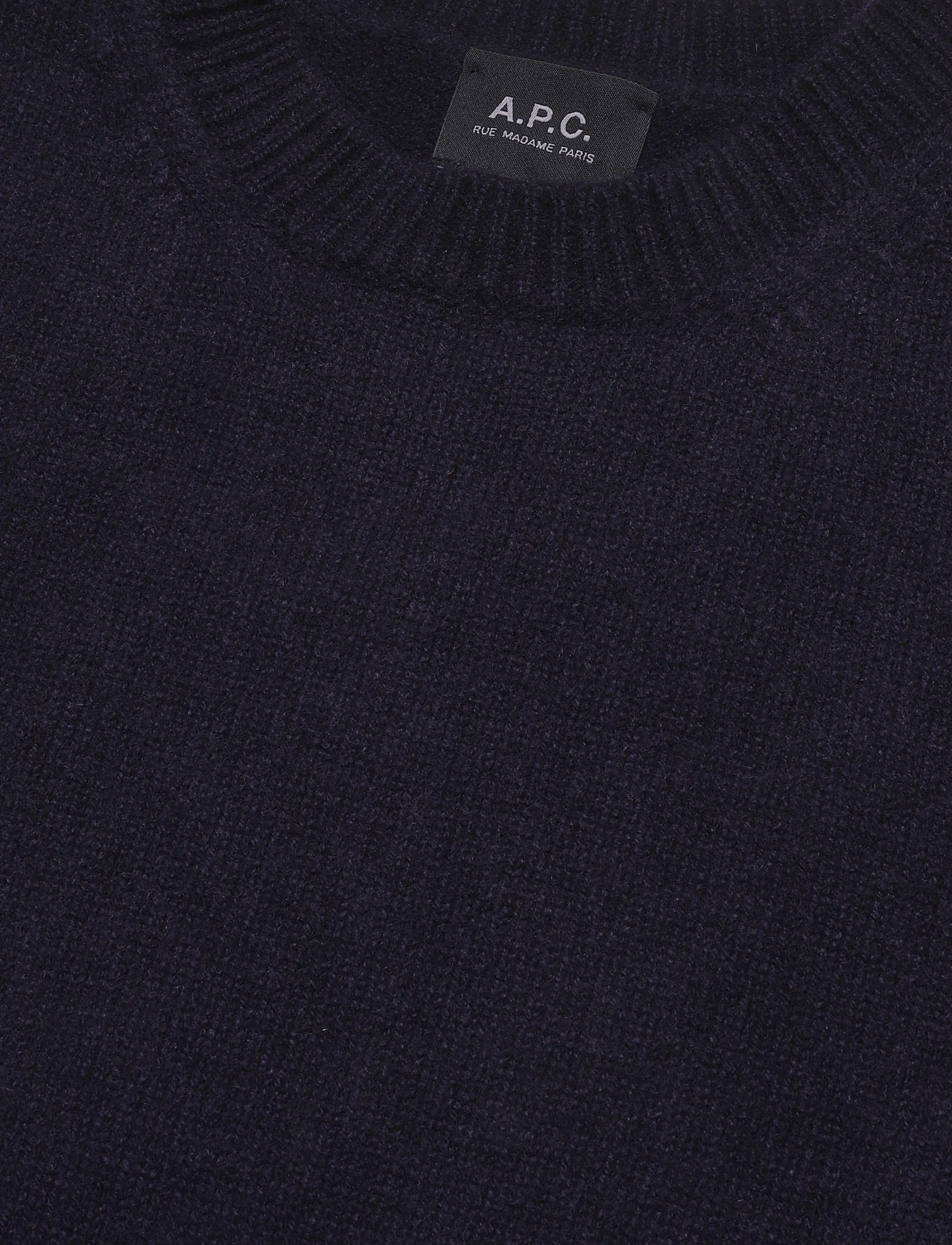 A.P.C. - pull edmond - round necks - dark navy - 2