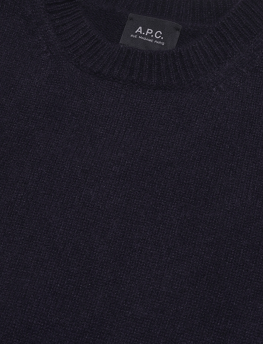 A.P.C. - pull edmond - rund hals - dark navy - 2