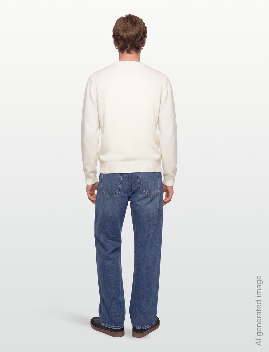 A.P.C. - pull edmond - round necks - ecru - 4